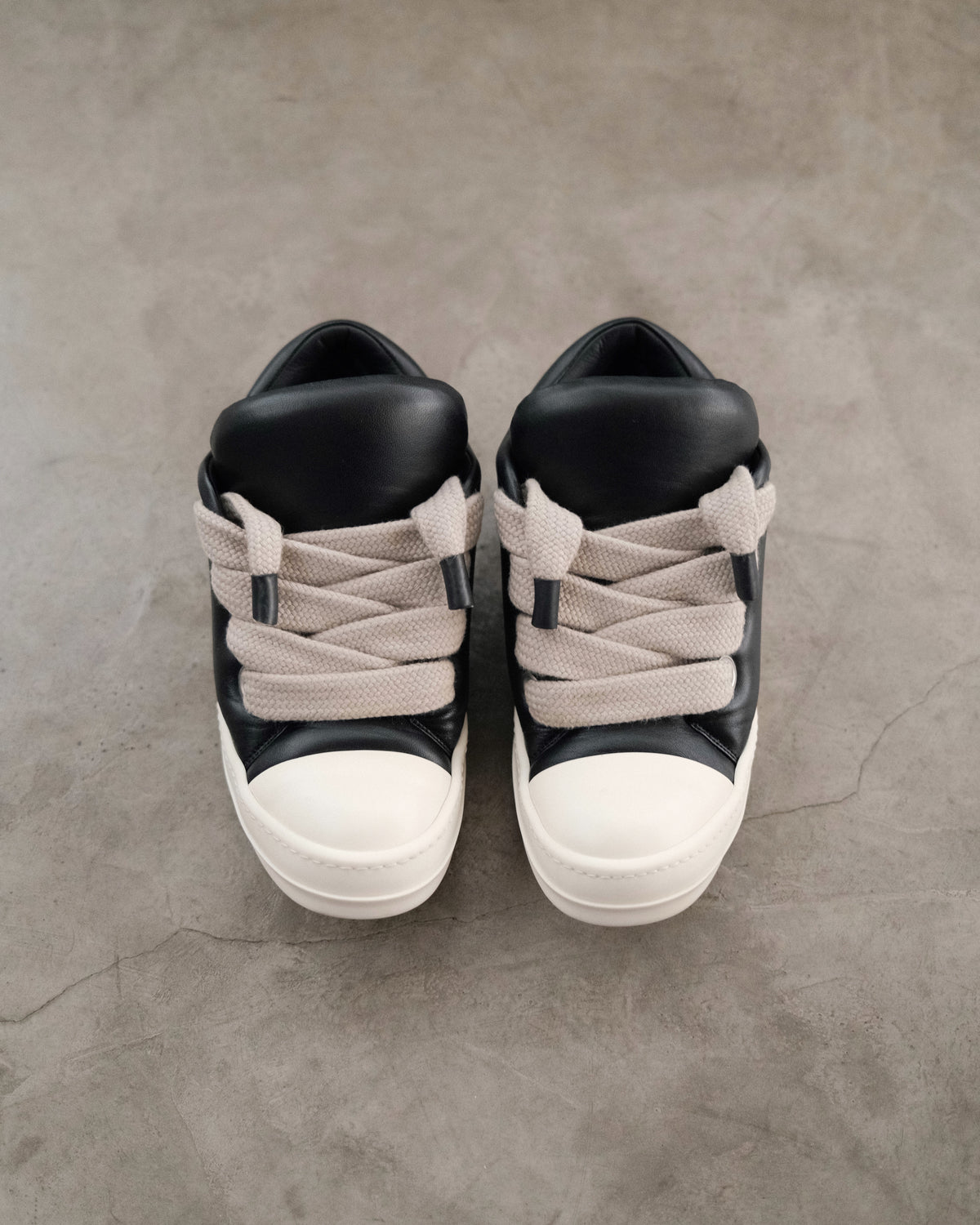 Rick Owens Jumble Lace Padded Sneakers