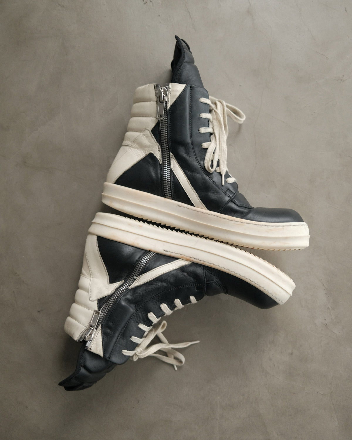 RICK OWENS SS23 Geobasket Sneaker