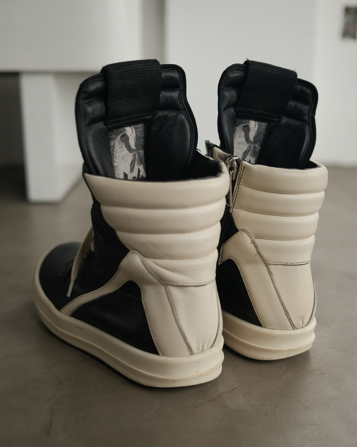 RICK OWENS SS23 Geobaskets Sneakers