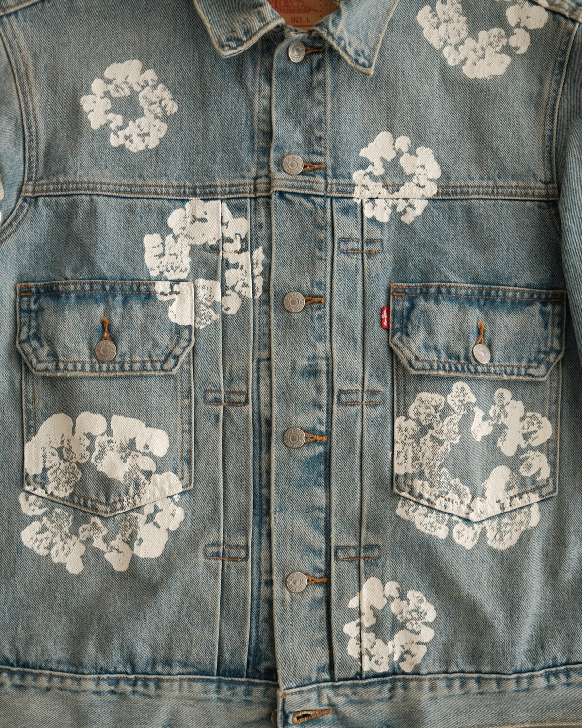 DENIM TEAR LEVI’S Cotton Wreath Denim Jacket