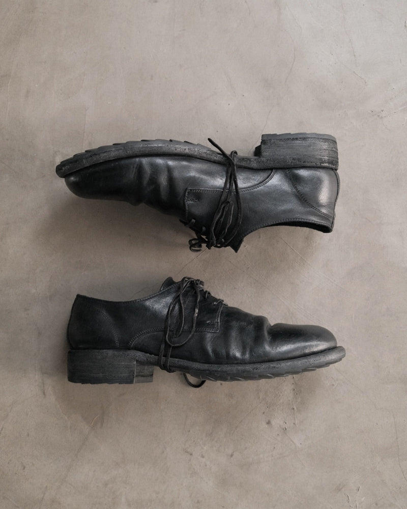 GUIDI 992 Leather Derby Shoes
