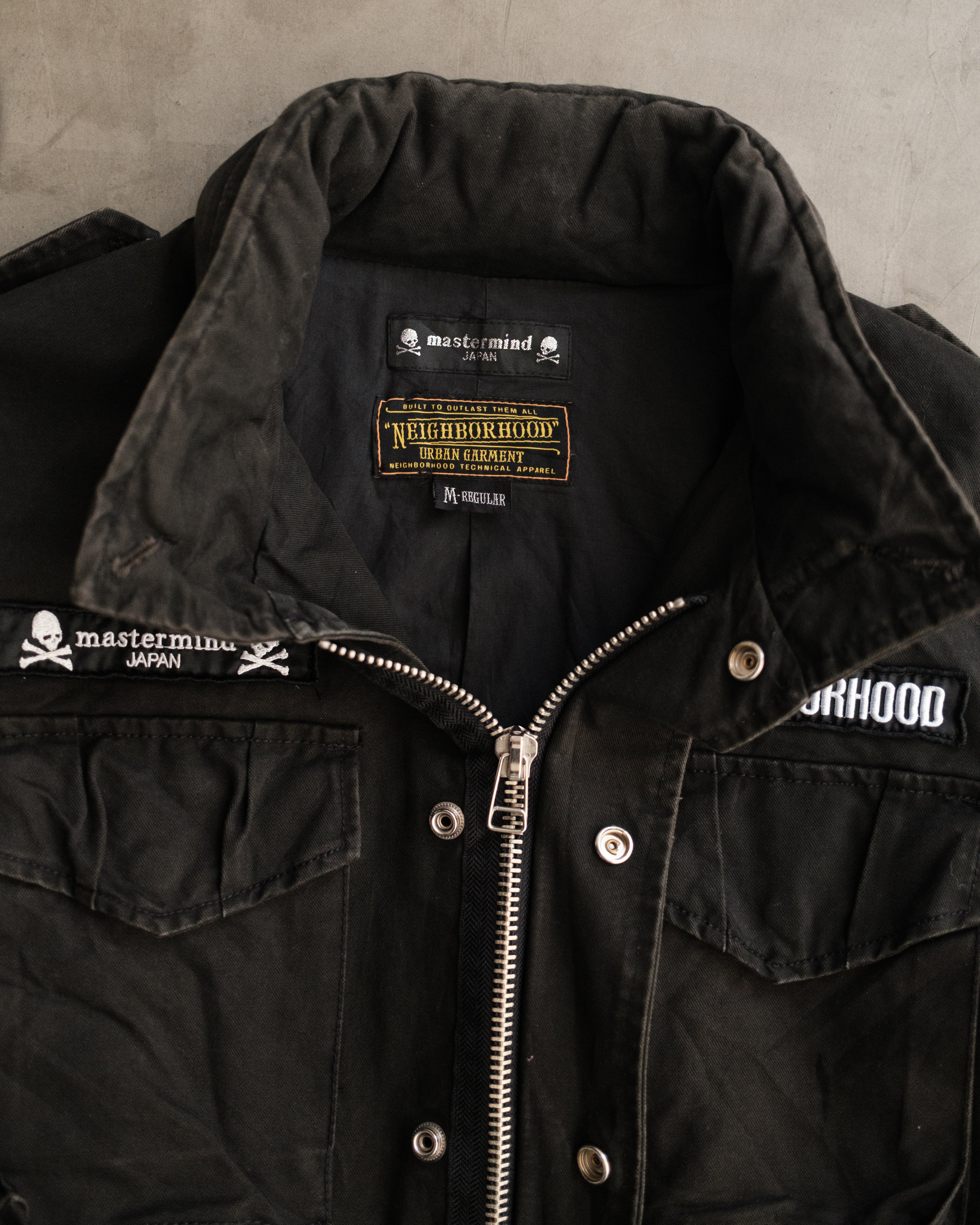 NEIGHBORHOOD x MASTERMIND Japan M65 Jacket – Around The Shoes