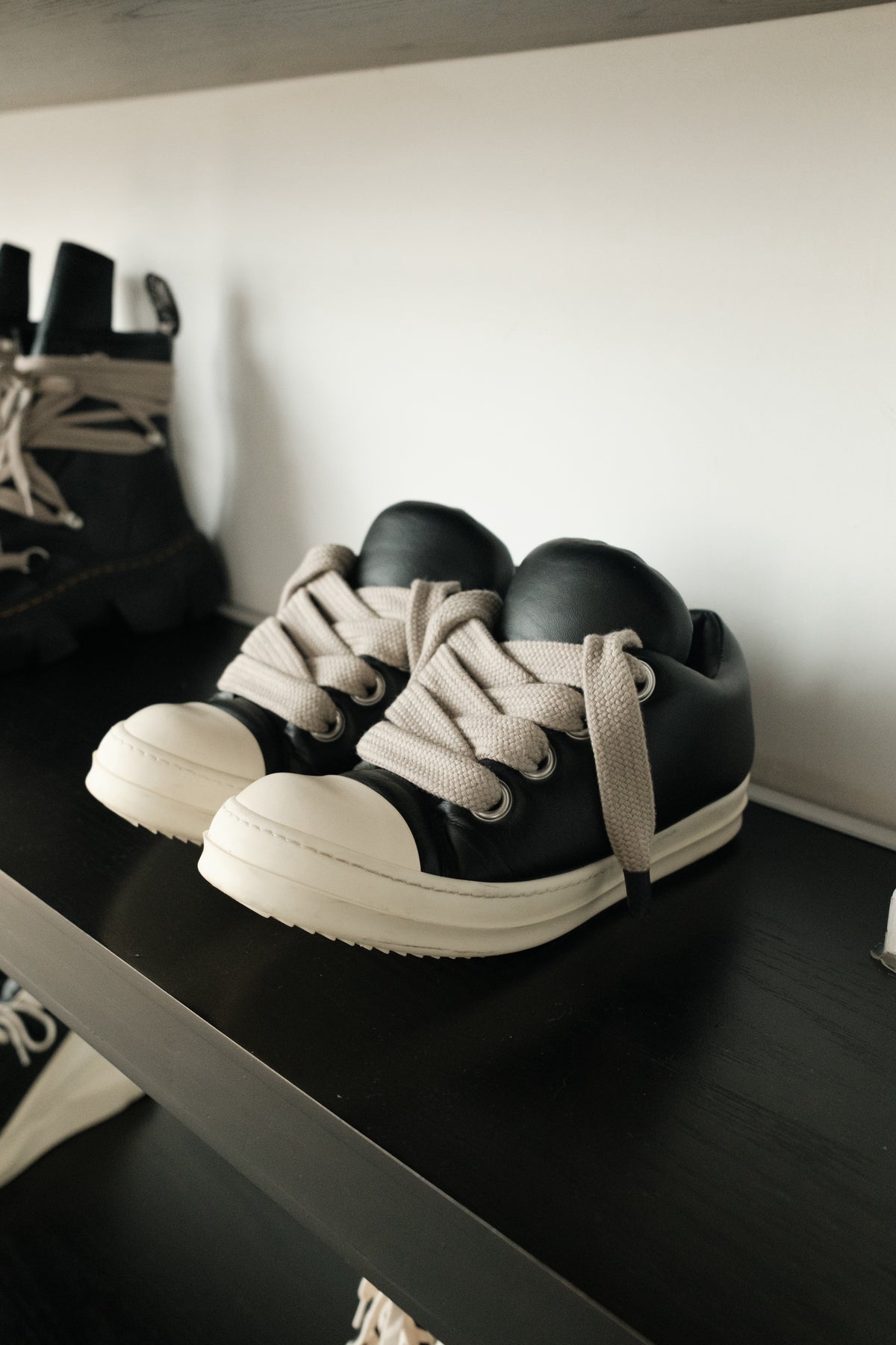RICK OWENS Jumbo Lace Padded Sneaker