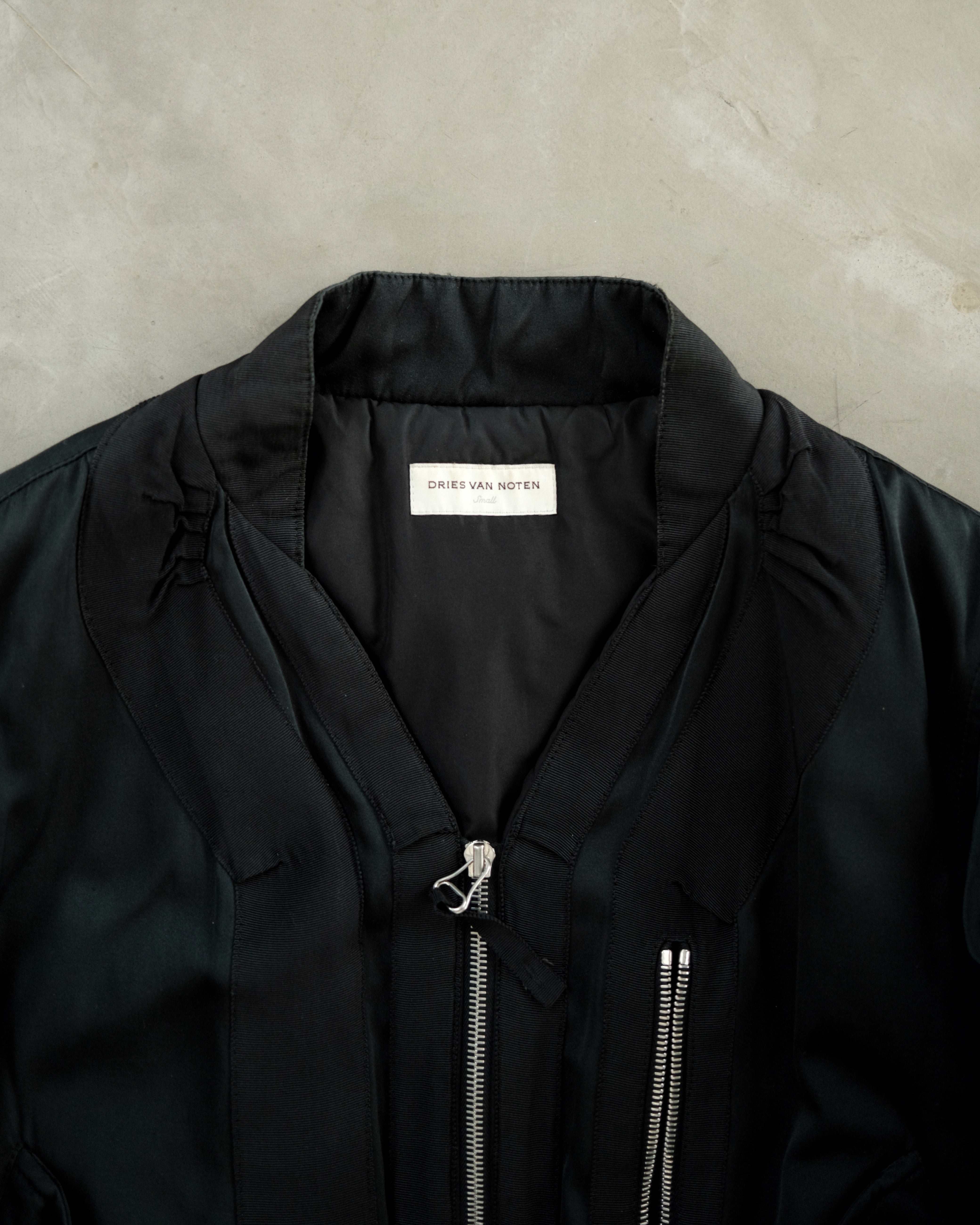 FW14 DRIES VAN NOTEN Back Zip Bomber. – Around The Shoes