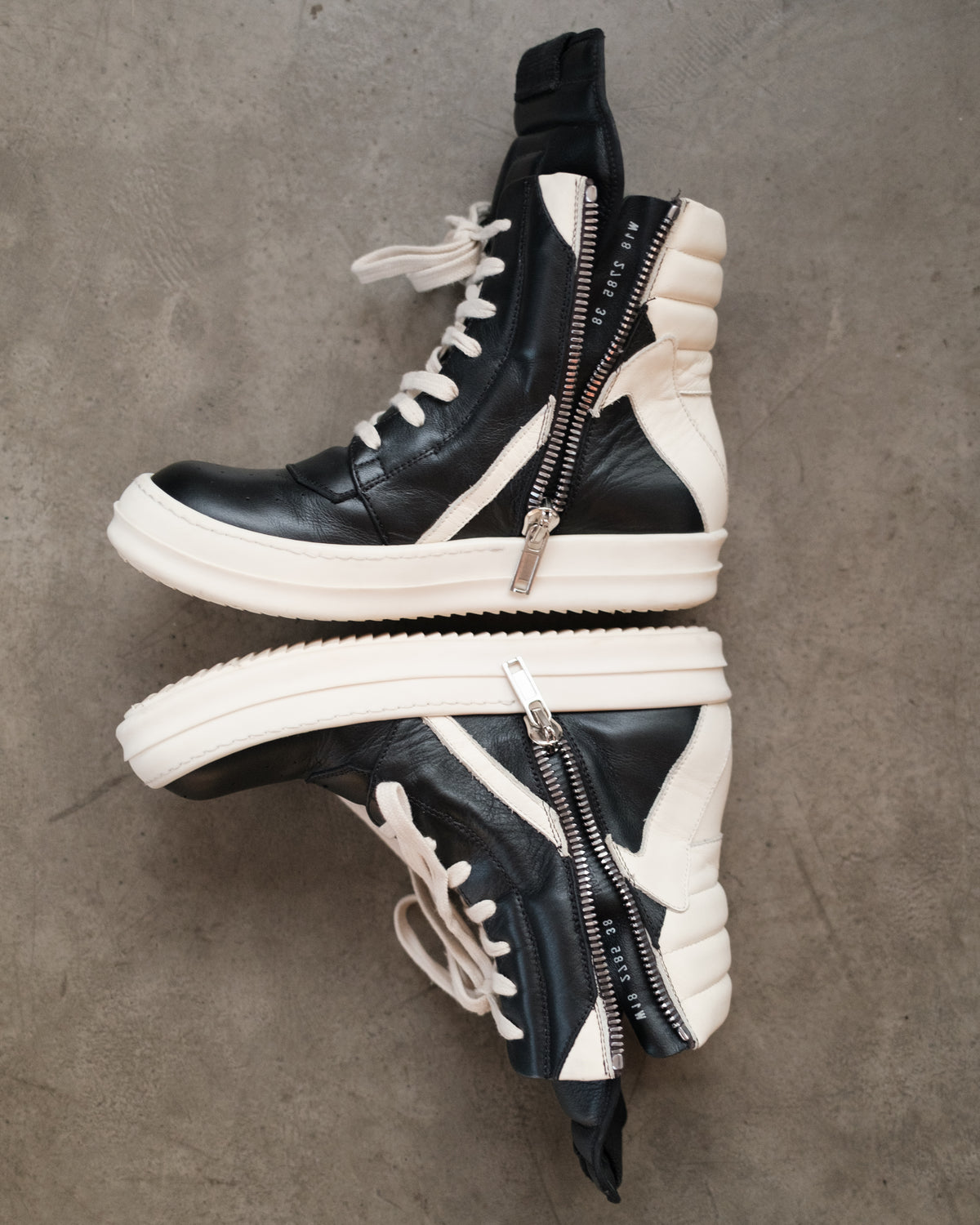 Rick Owens SS18 Geobasket Sneakers