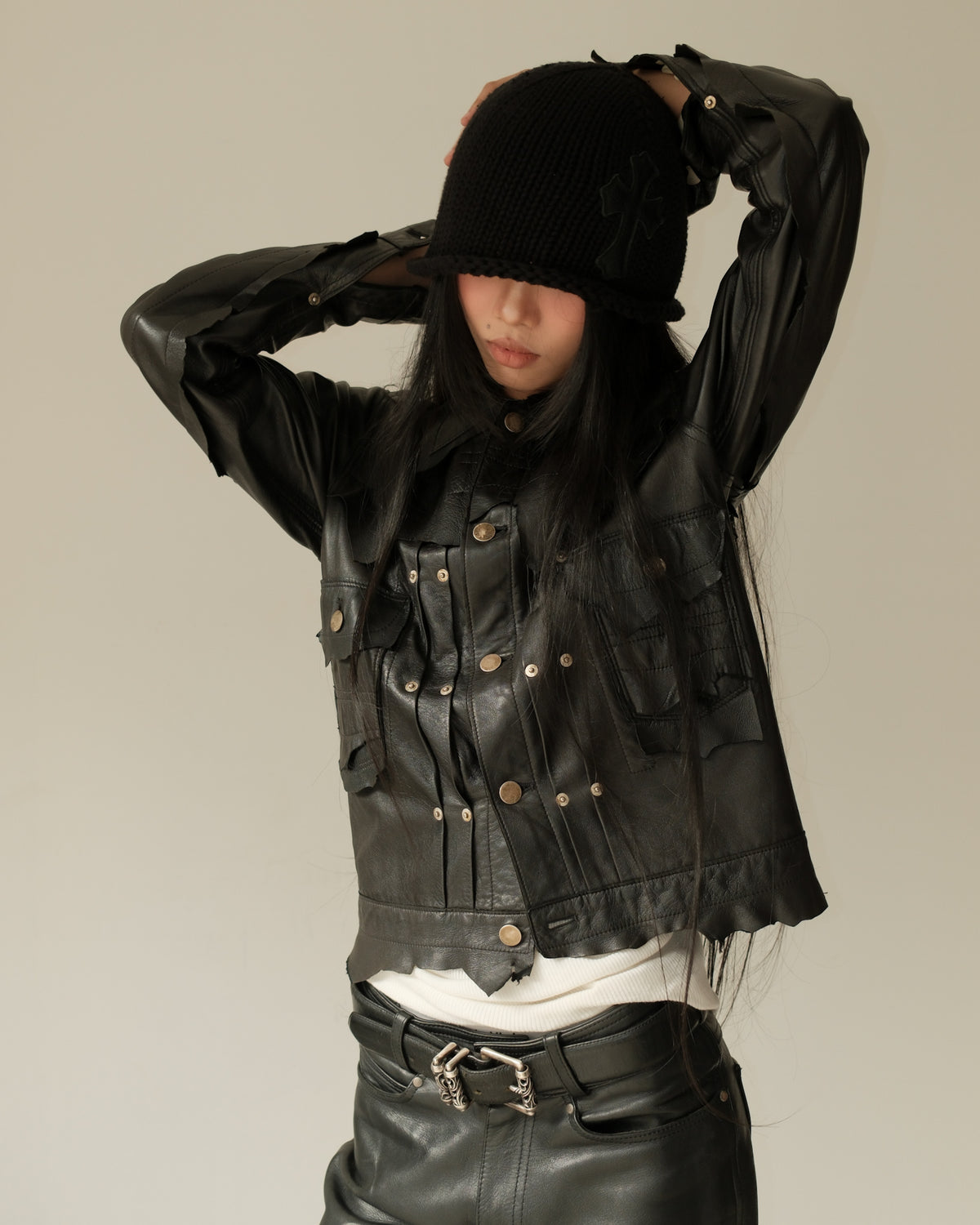 TAKAHIROMIYASHITA TheSoloist Leather Field Jacket