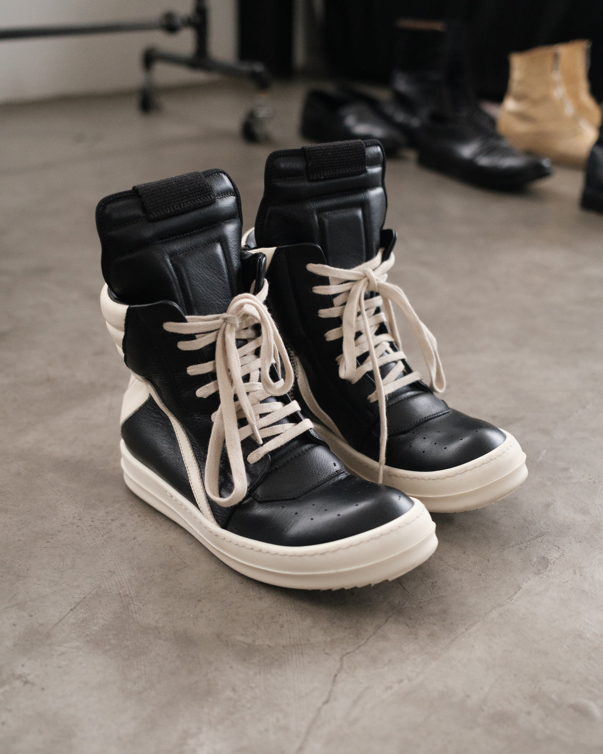 RICK OWENS SS18 Geobasket Sneaker