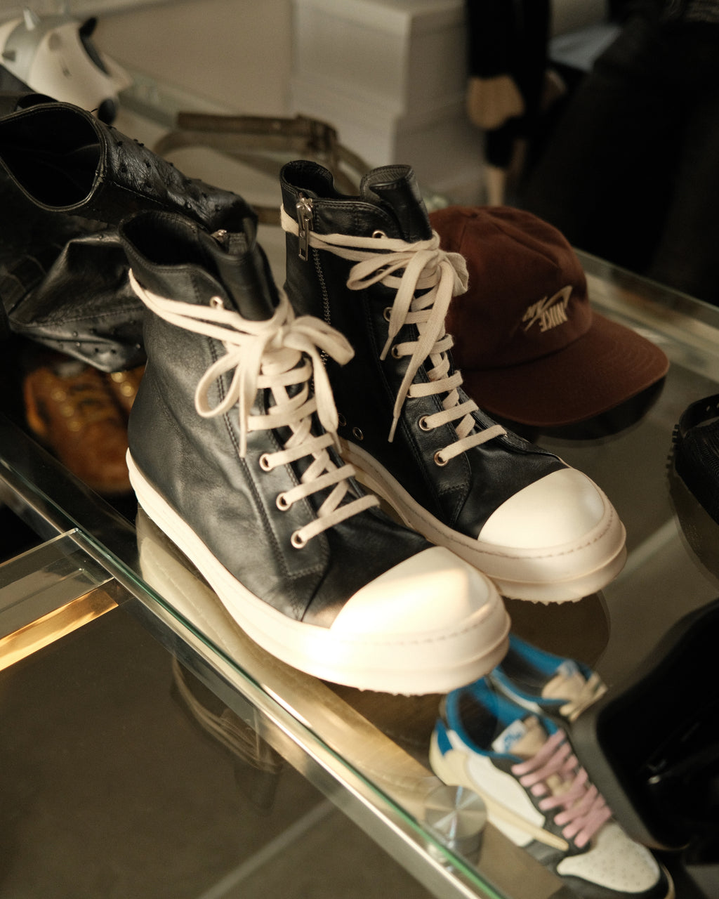RICK OWENS SS16 Mainline High Top Ramones