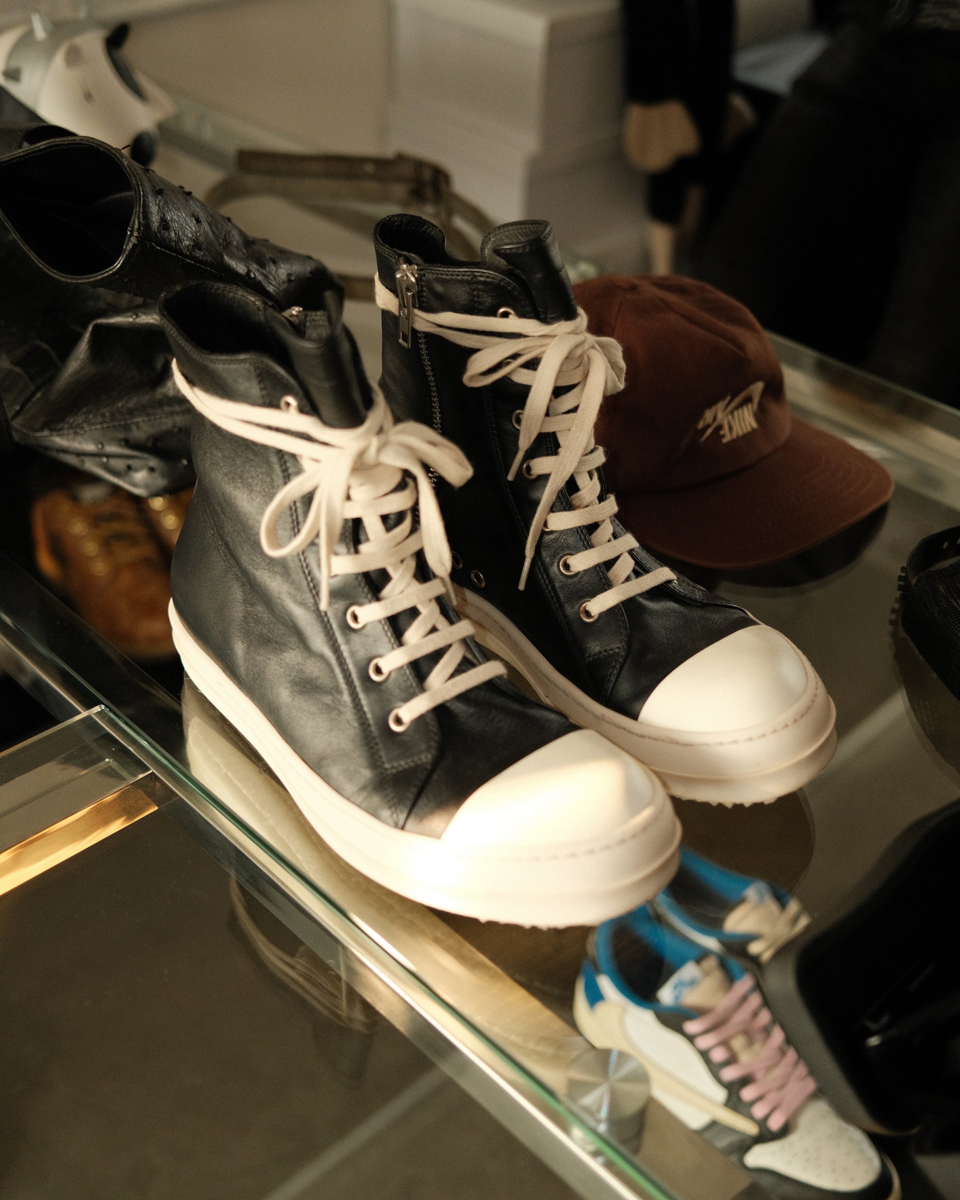 RICK OWENS SS16 Mainline High Top Ramones