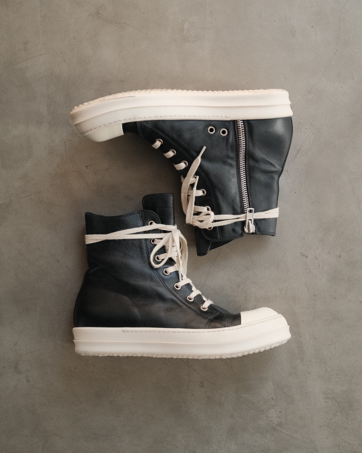 RICK OWENS SS16 Mainline High Top Ramones