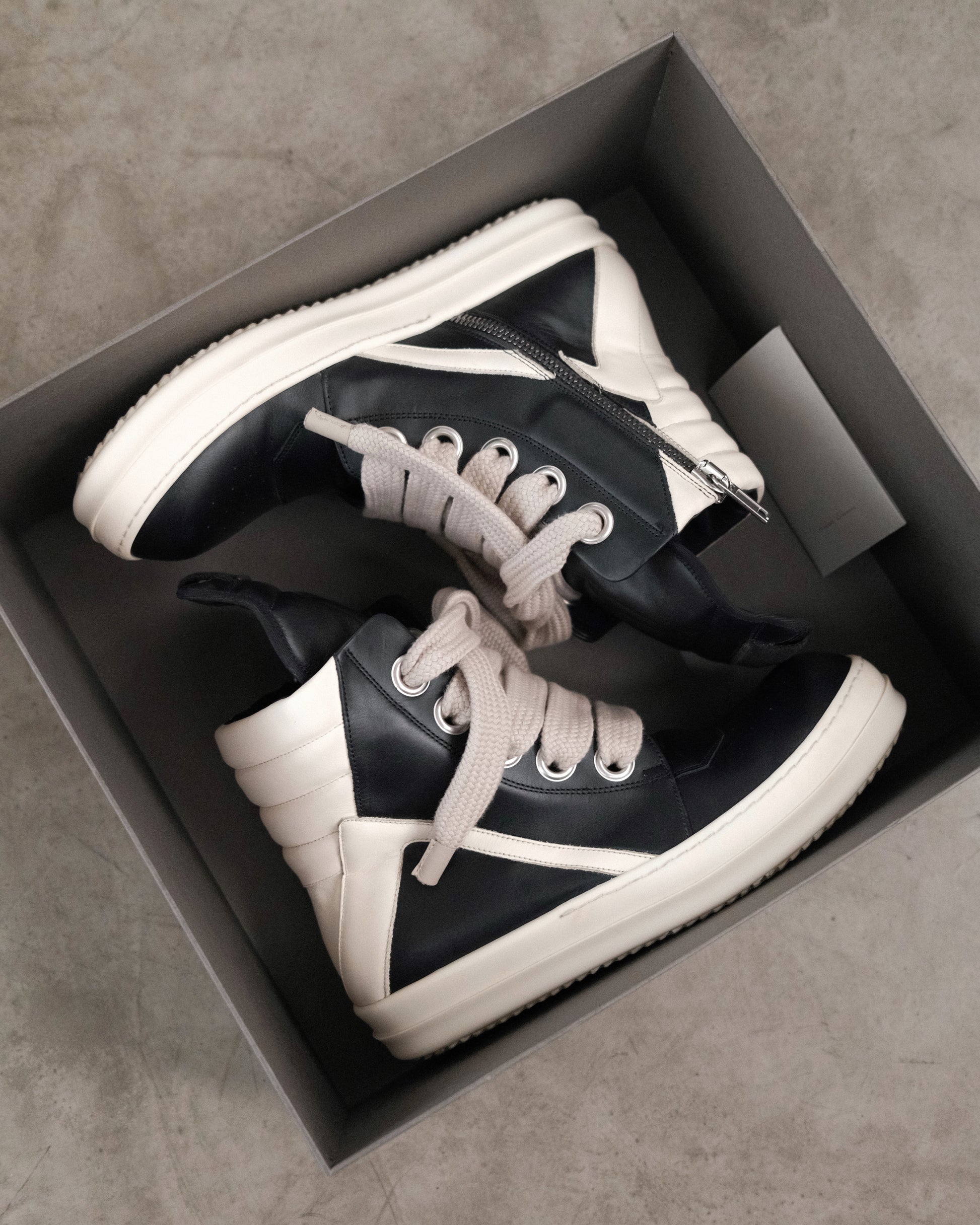 RICKOWENS Geobasket Jumbo Lace Sneaker