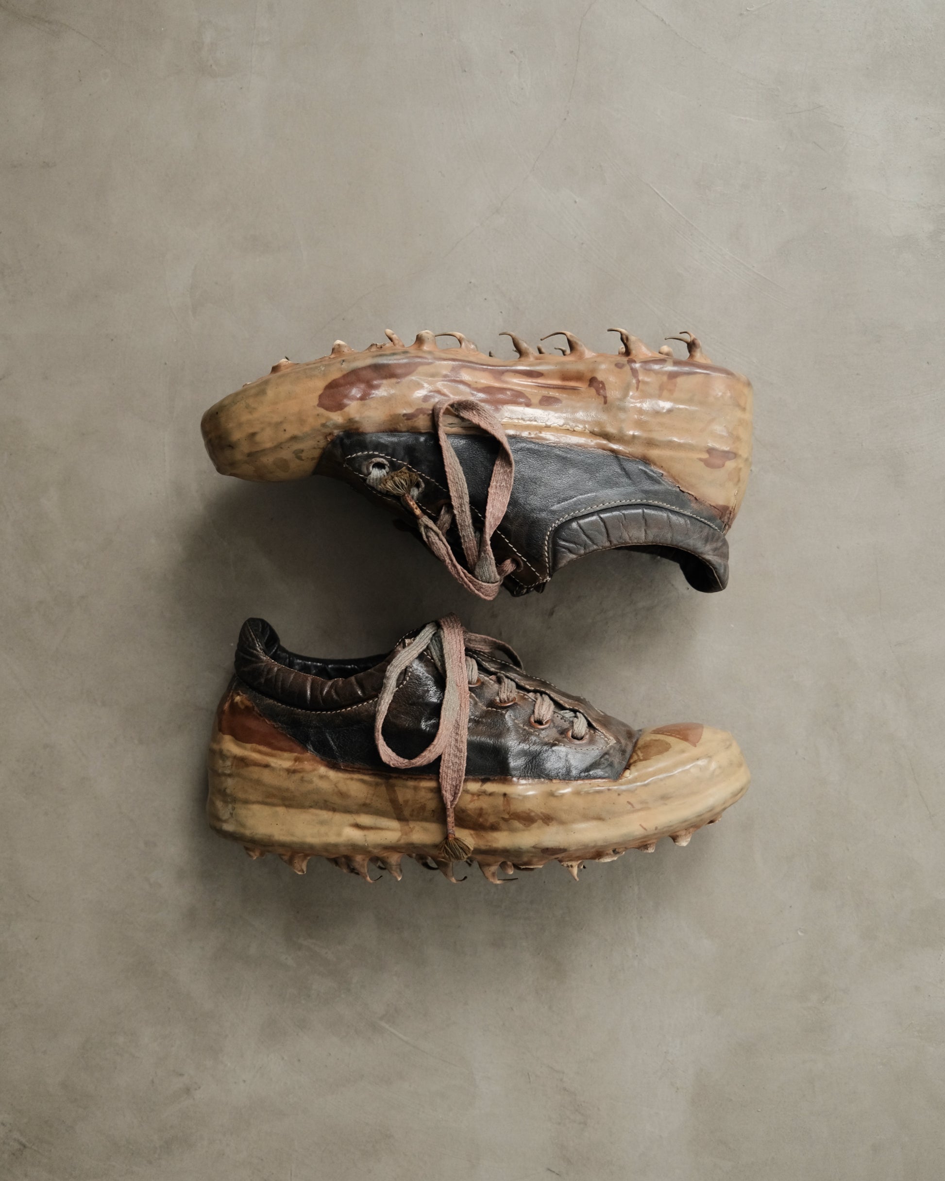 CAROL CHRISTIAN POELL RARE - AM / 2529 Low Top Drip Leather Sneaker
