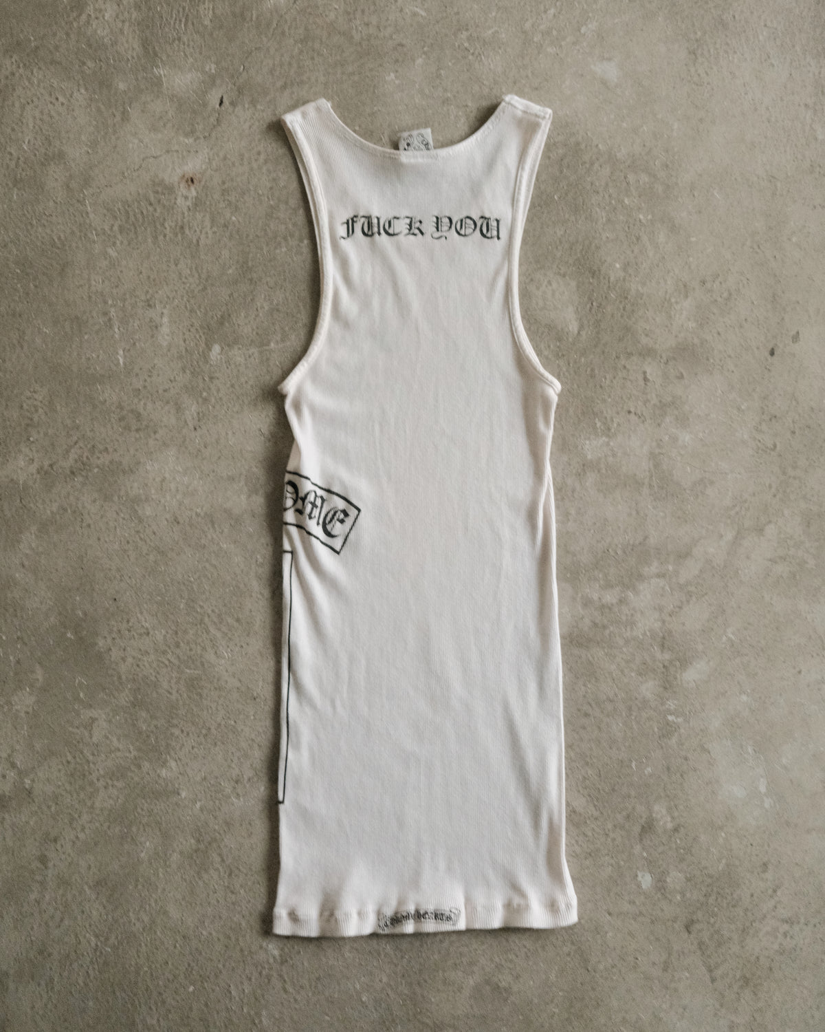 Vintage Chrome Hearts Fuck You tank top