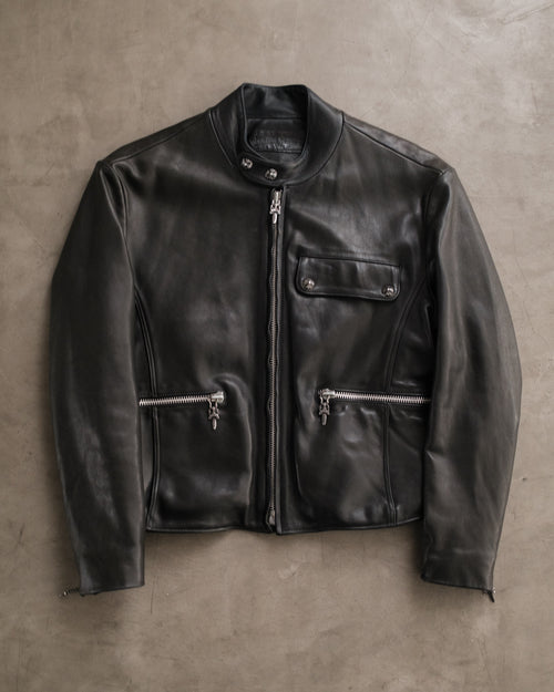 Chrome Hearts 1993 Biker Leather Jacket 1 of 1