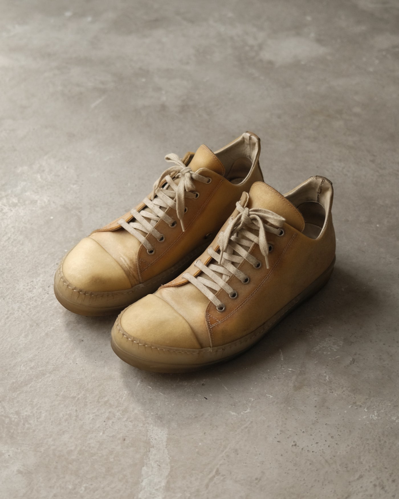 SS23 RICK OWENS 'EDFU' APPARATION LEATHER RAMONES