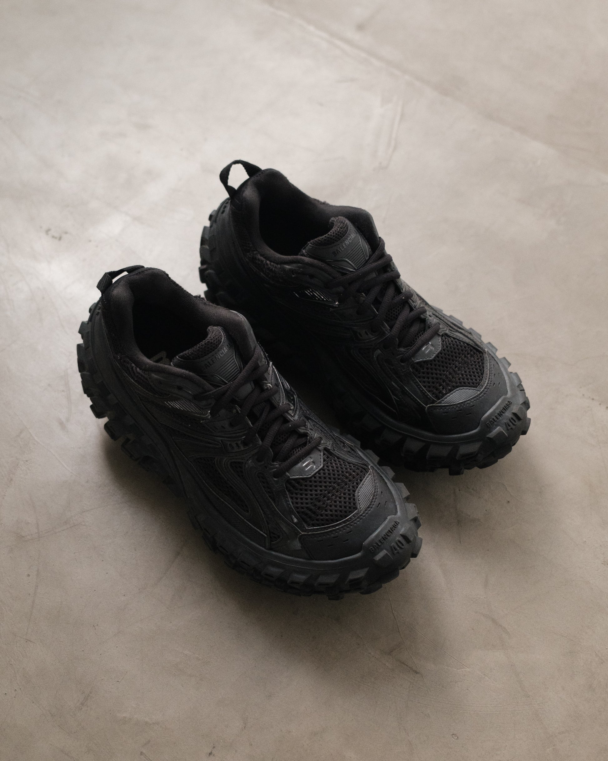 BALENCIAGA Defender Trainers Black Sneaker