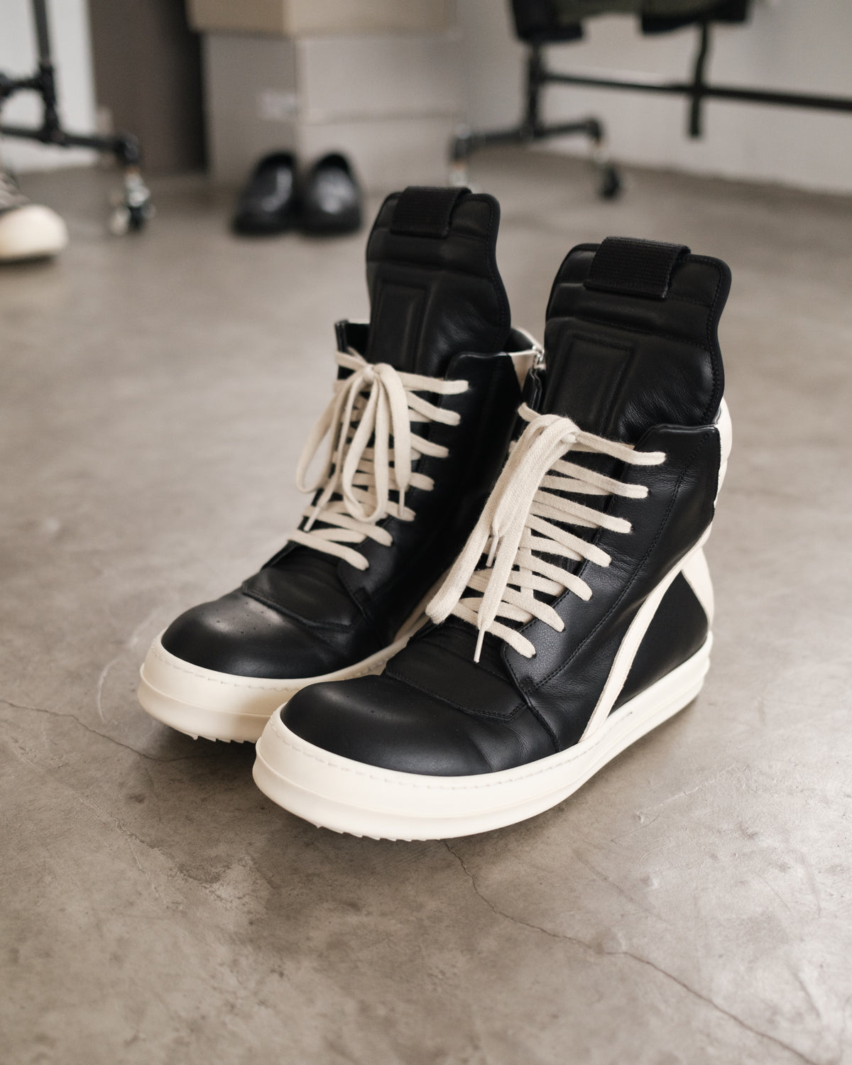 RICK OWENS FW23 Geobasket Sneaker