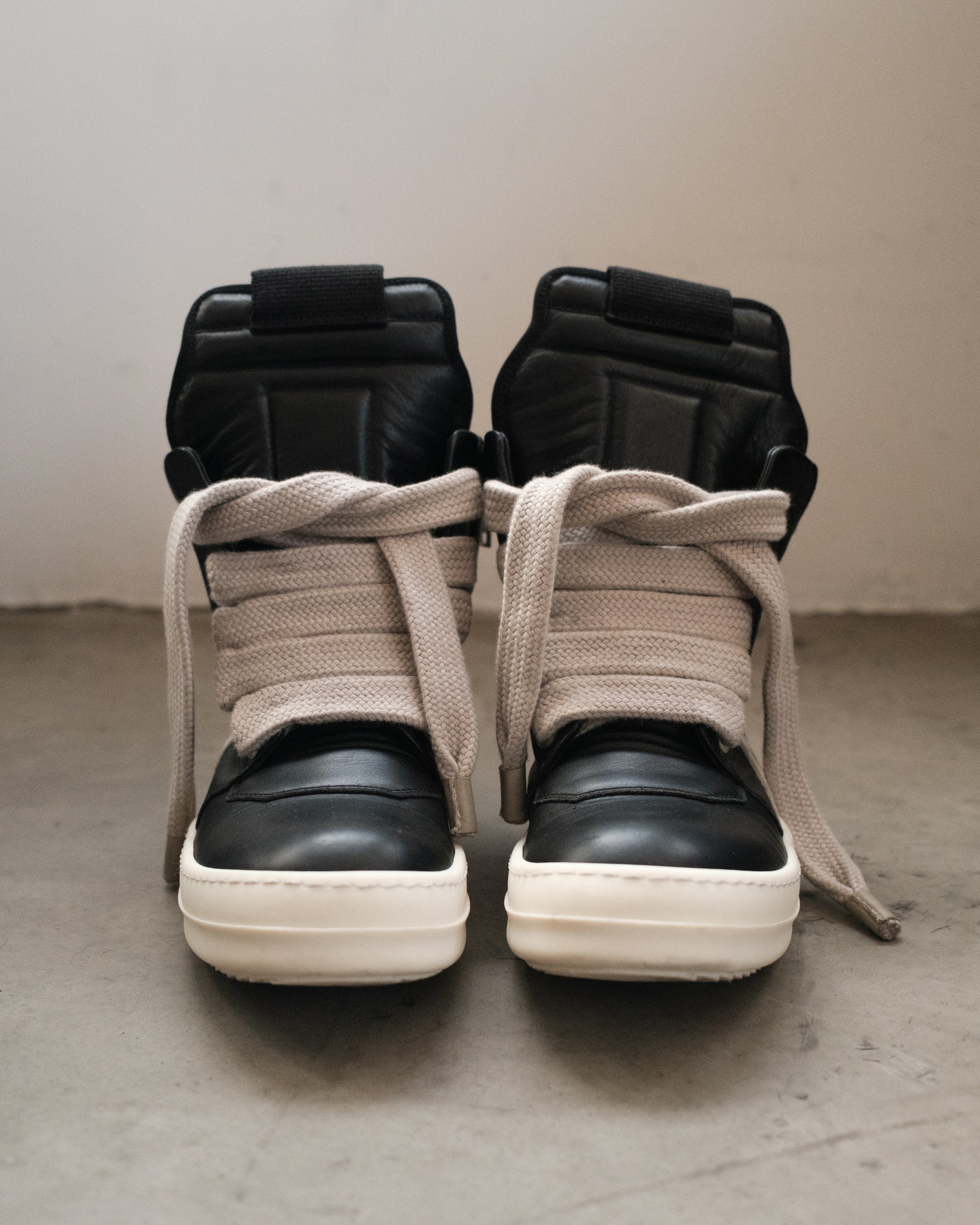 RICK OWENS SS22 Geobasket Jumbo Laces