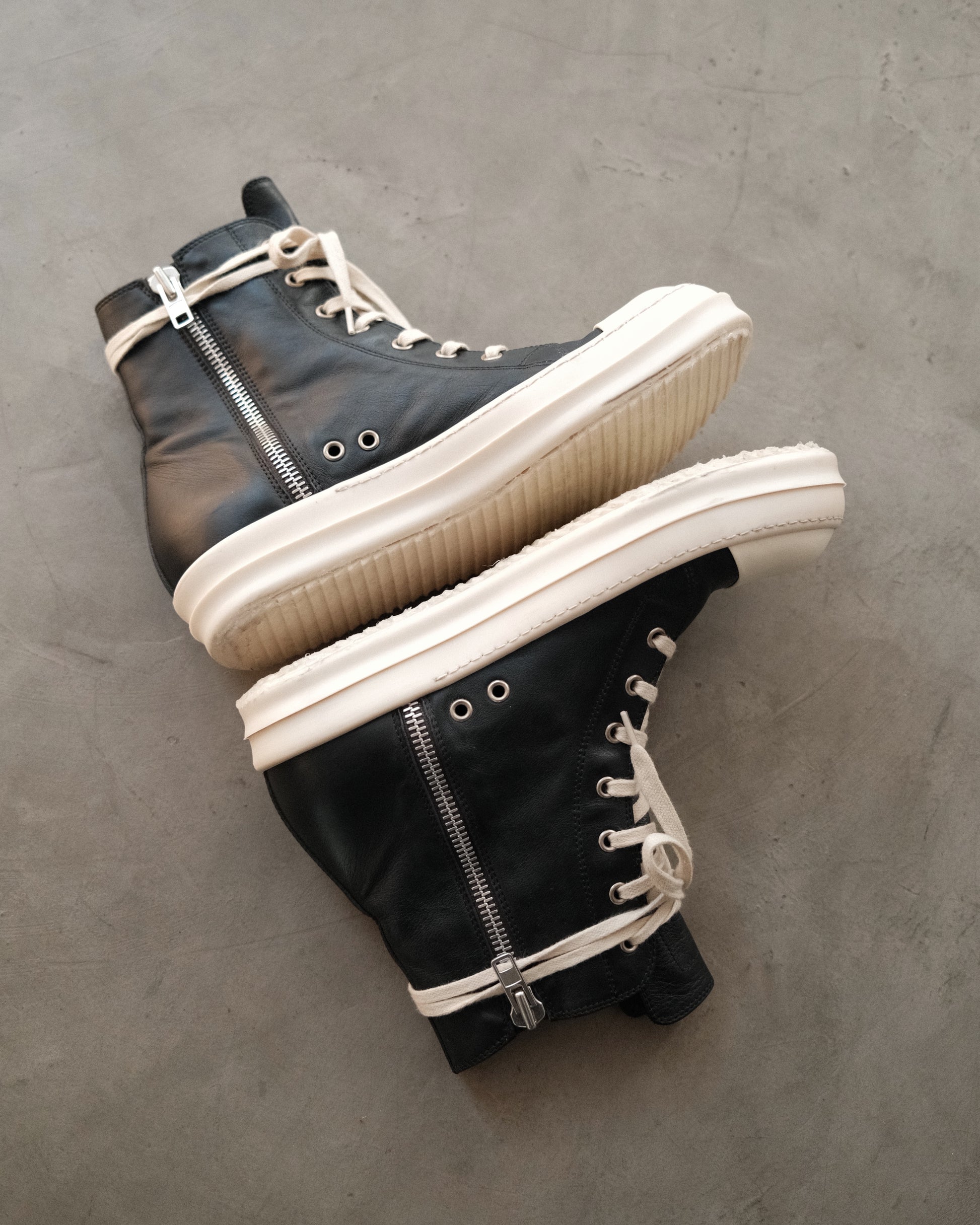 RICK OWENS SS16 Mainline High Top Ramones