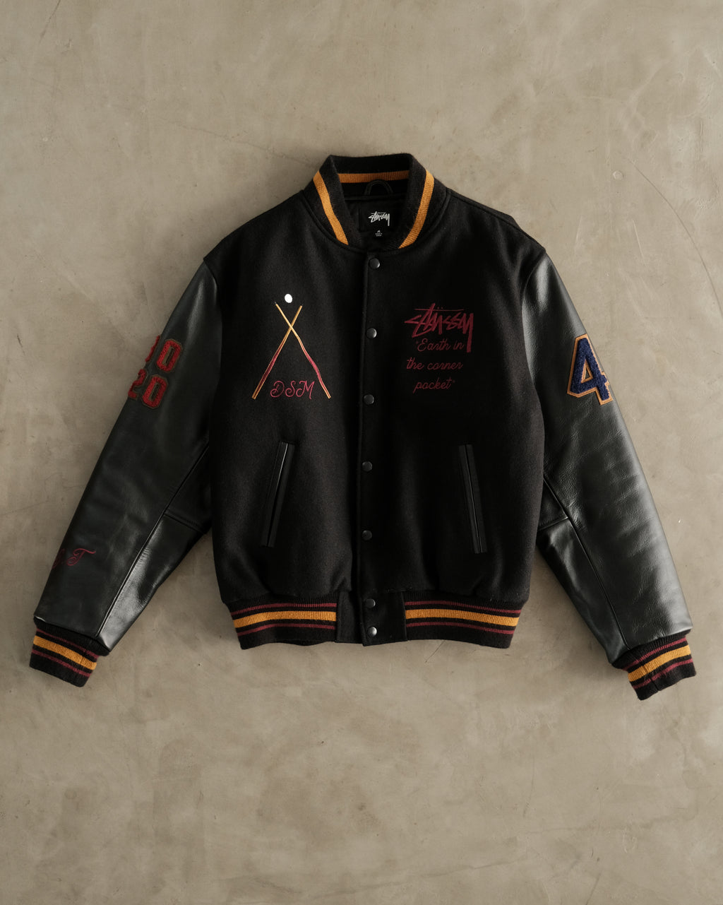 STUSSY 40Th Anniversary Varsity Jacket