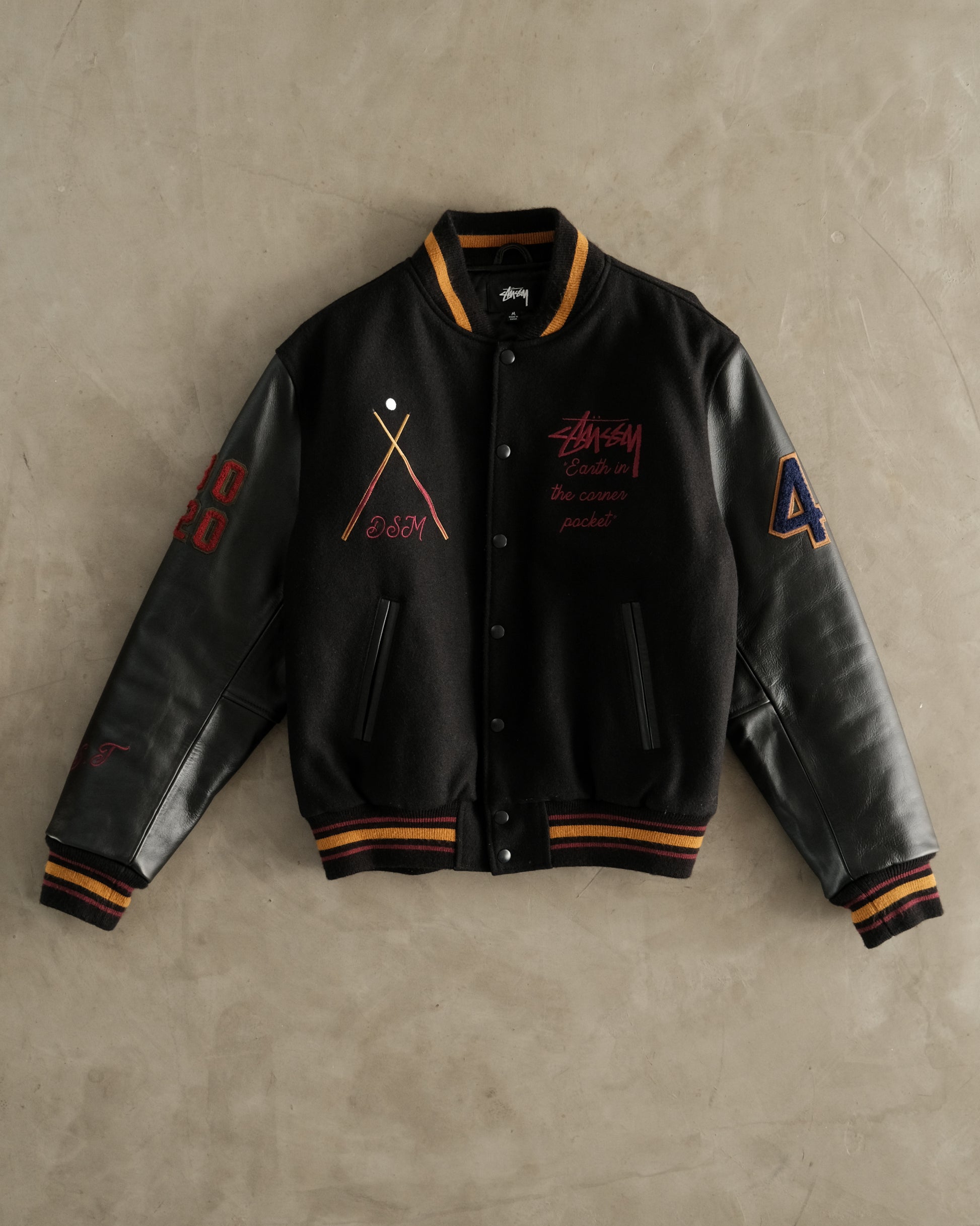 STUSSY 40Th Anniversary Varsity Jacket