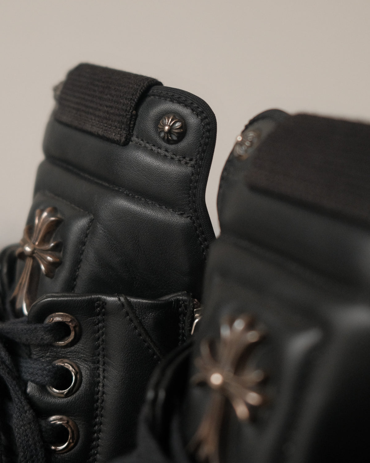 Chrome Hearts x Rick Owens Geobasket Triple Black