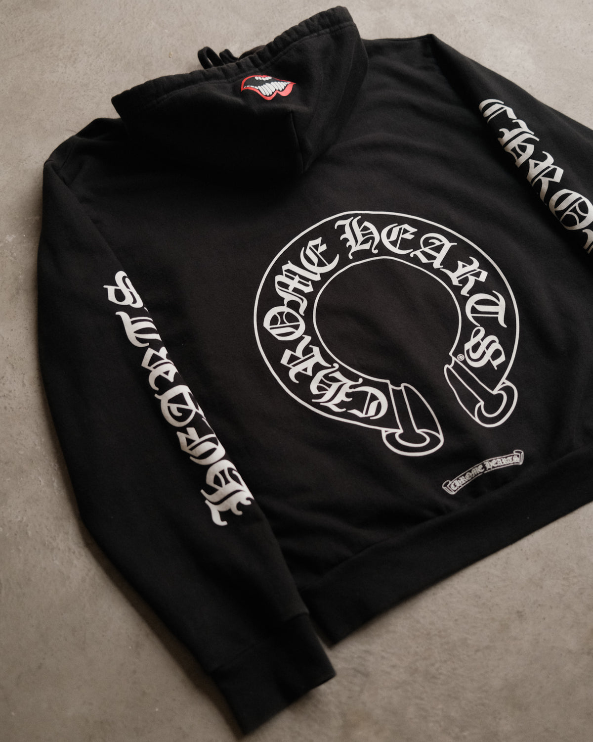 Chrome Hearts × Matty Boy Chomper Horseshoe Pullover Hoodie
