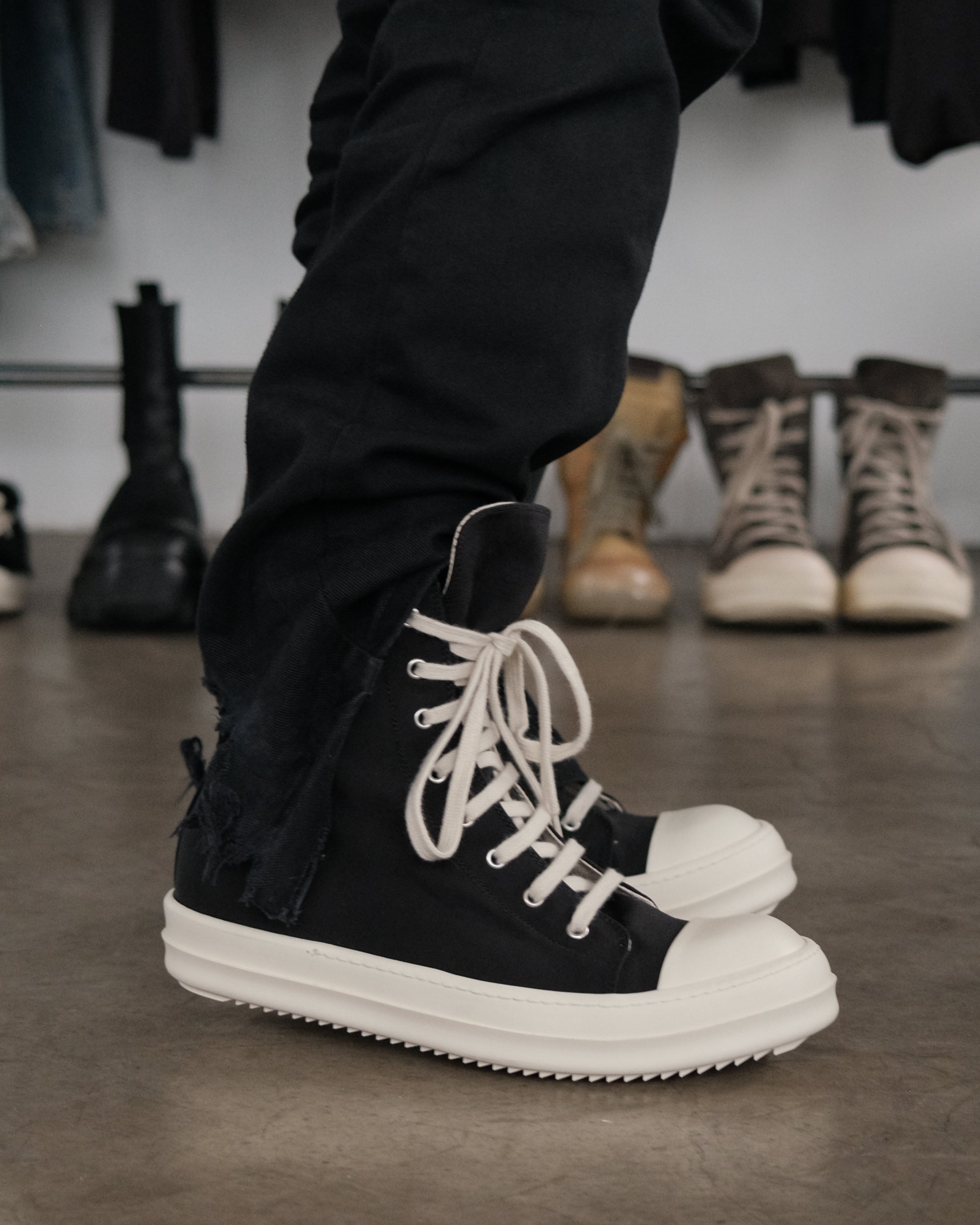 RICK OWENS Drkshdw Ramones Sneakers