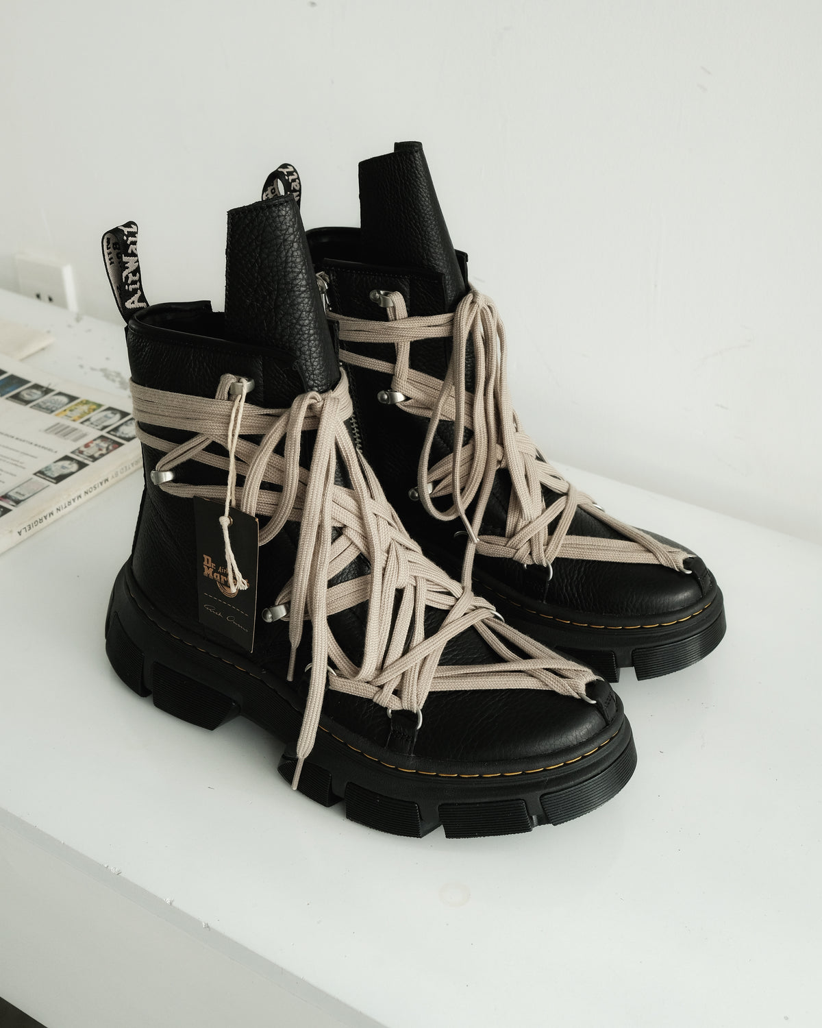 DR.MARTENS X RICK OWENS 1460 DMXL Mega Boots