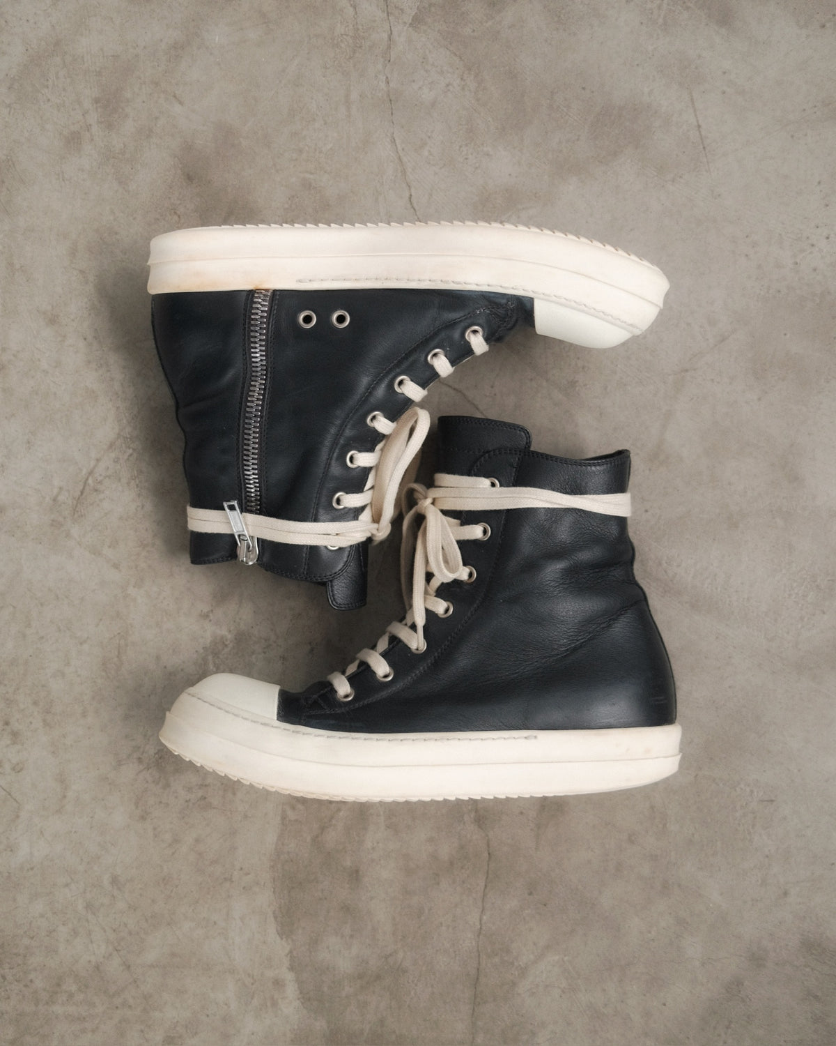 RICK OWENS SS17 Mainline High-Top Ramones