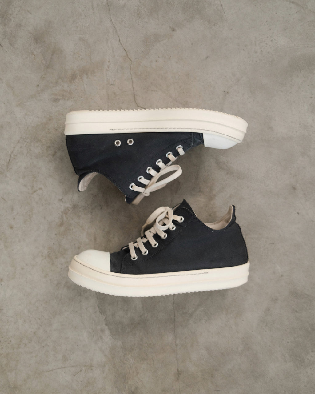 RICK OWENS Drkshdw Low-top Ramones