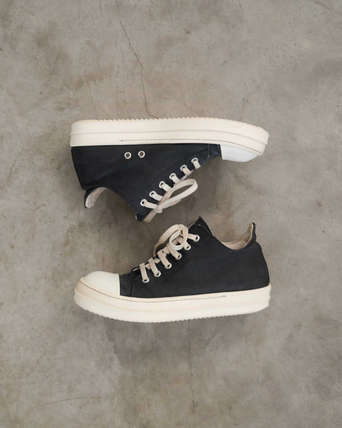 RICK OWENS Drkshdw Low-top Ramones
