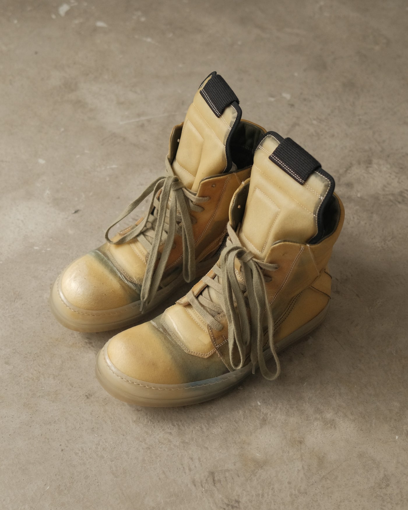 SS19 Rick Owens Babel Geobasket Sneakers