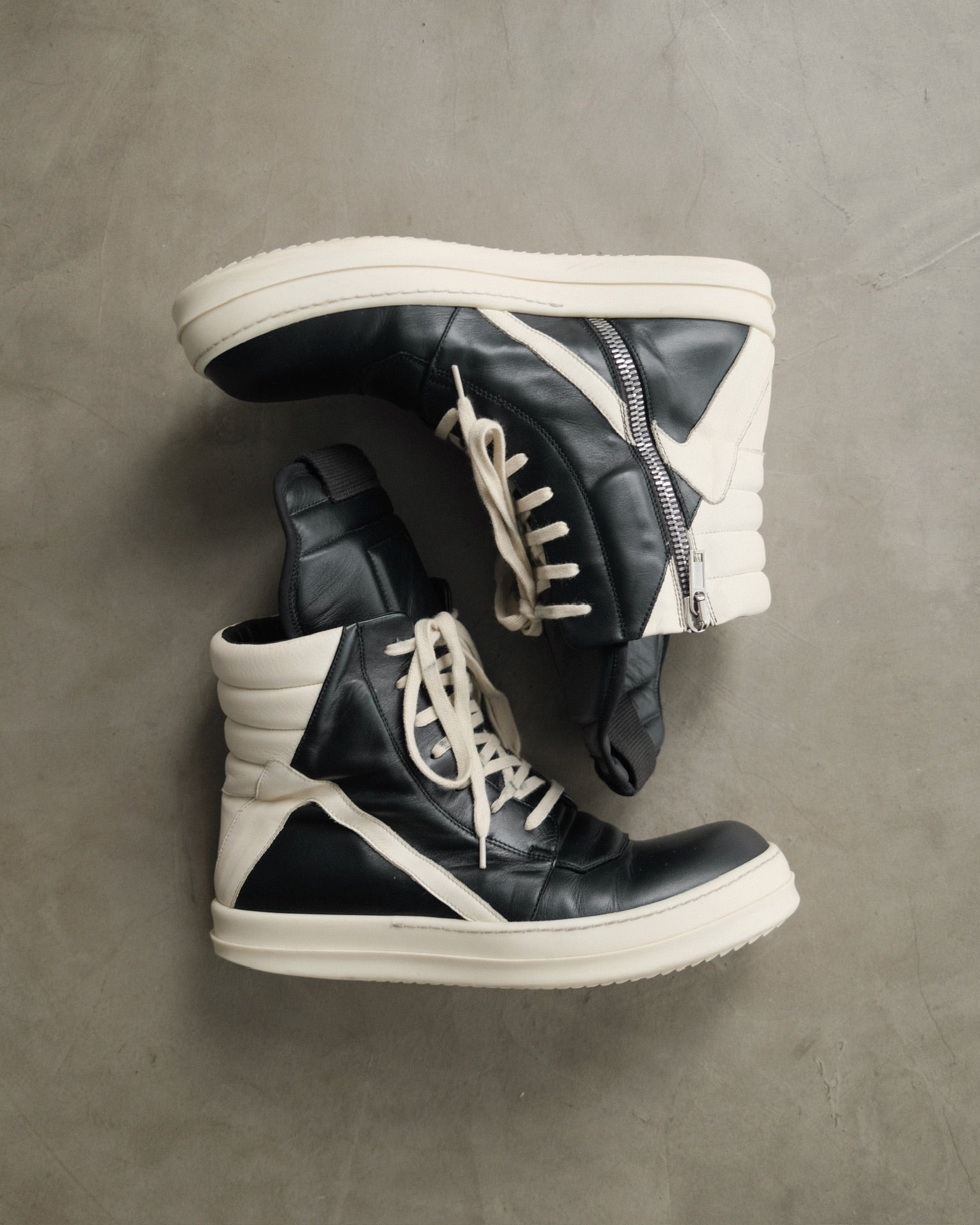 RICK OWENS SS23 Geobaskets Sneakers
