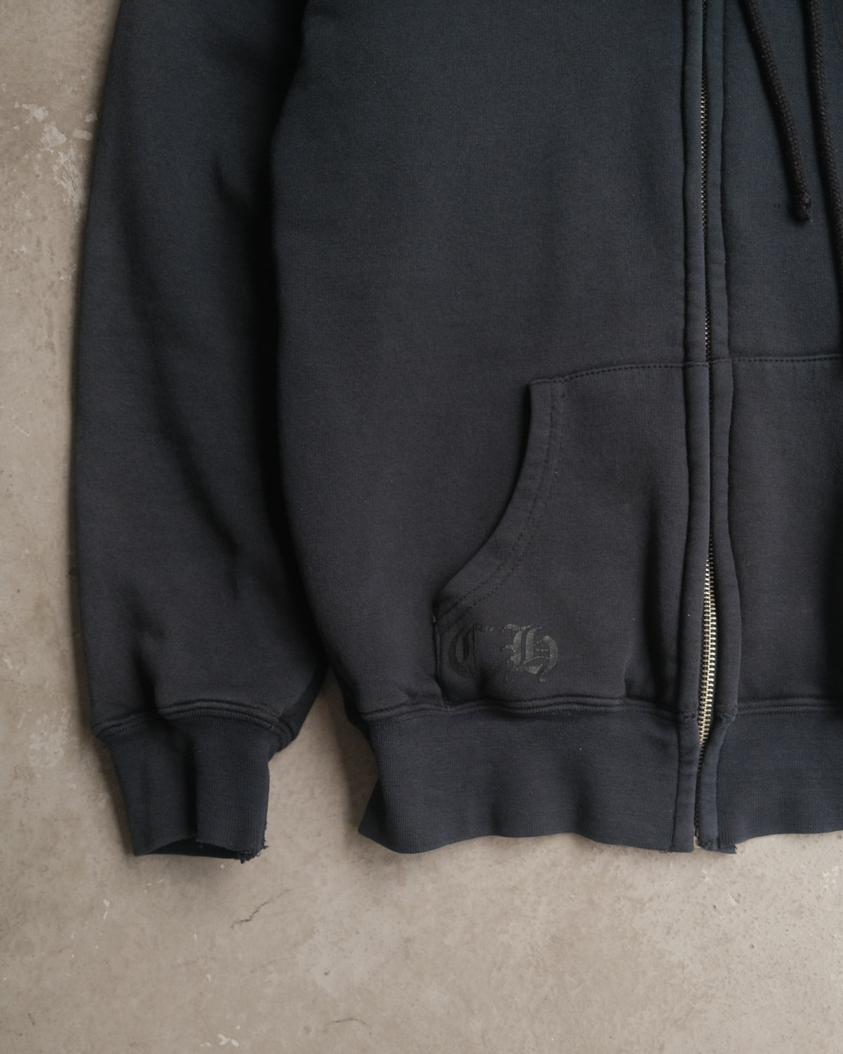 00’ Chrome Hearts Foti Horseshoe Skeleton 19 Zip-Up Hoodie