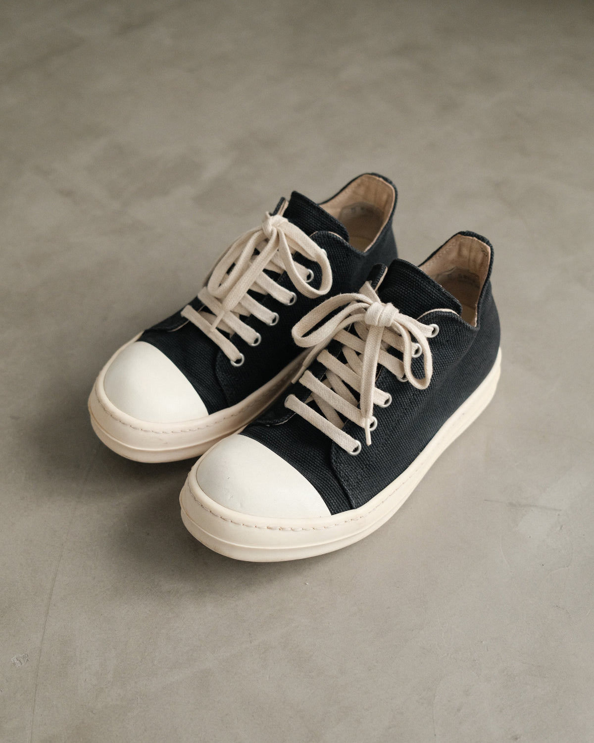 Rick Owens Drkshdw Canvas Low-top Ramones