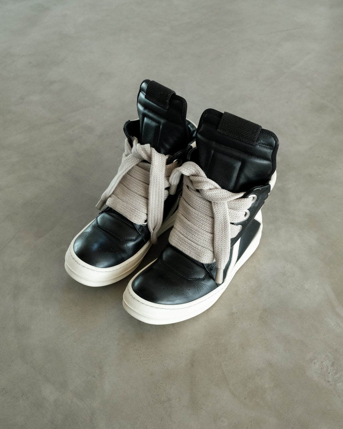 RICK OWENS Jumbo Lace Geobasket Sneaker