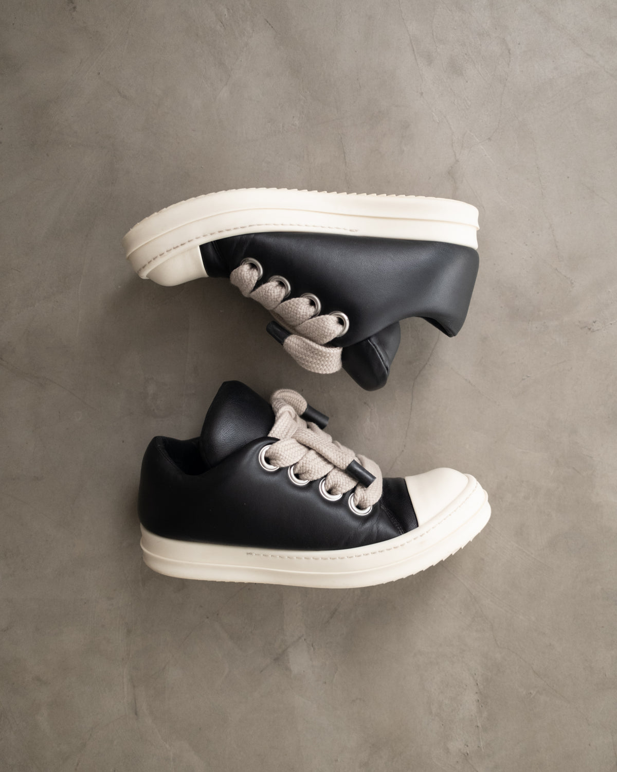 Rick Owens Jumble Lace Padded Sneakers