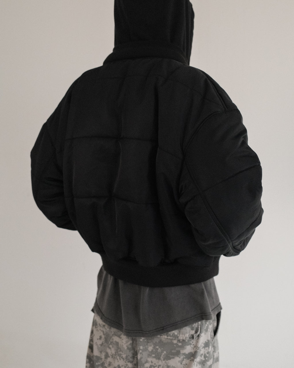 Vetements SS17 Reverside Flag Bomber in Black