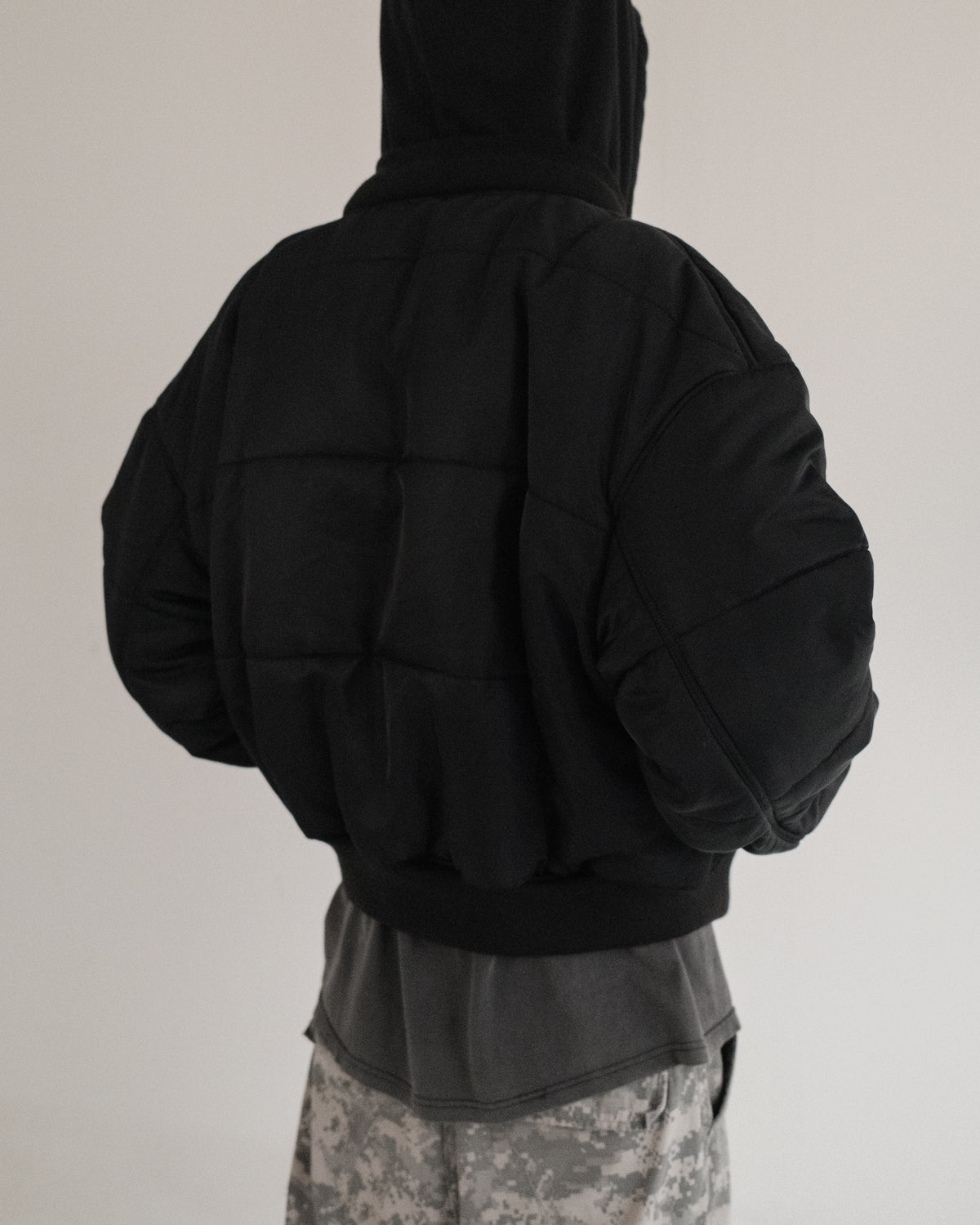 Vetements SS17 Reverside Flag Bomber in Black