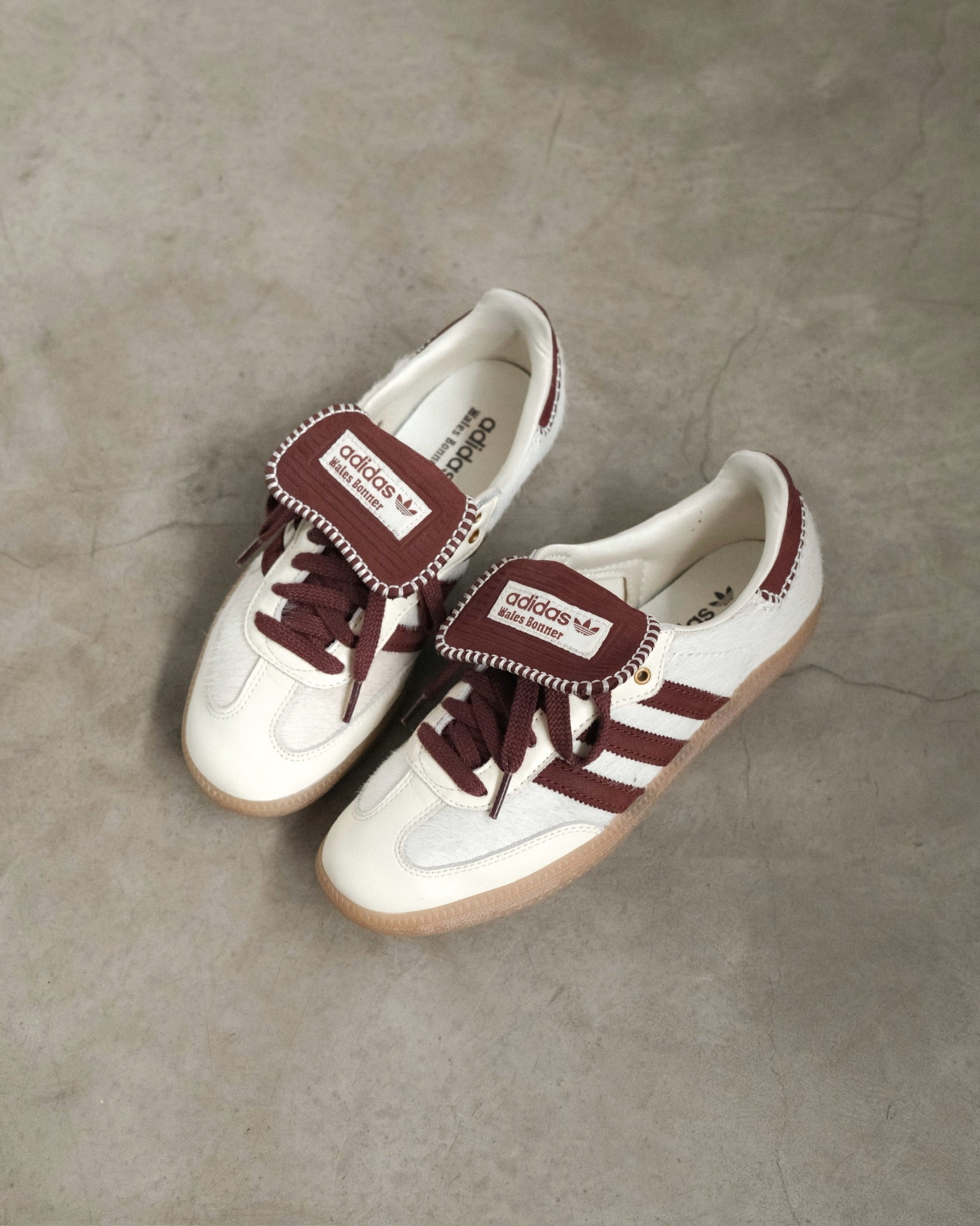 ADIDAS X Wales Bonner Samba Pony Sneakers Around The Shoes ADIDAS X Wales Bonner Samba Pony Sneakers Around The Shoes