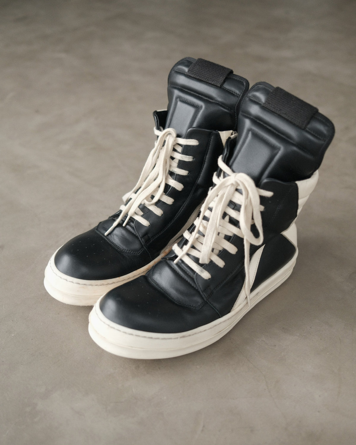 RICK OWENS SS23 Geobaskets Sneakers