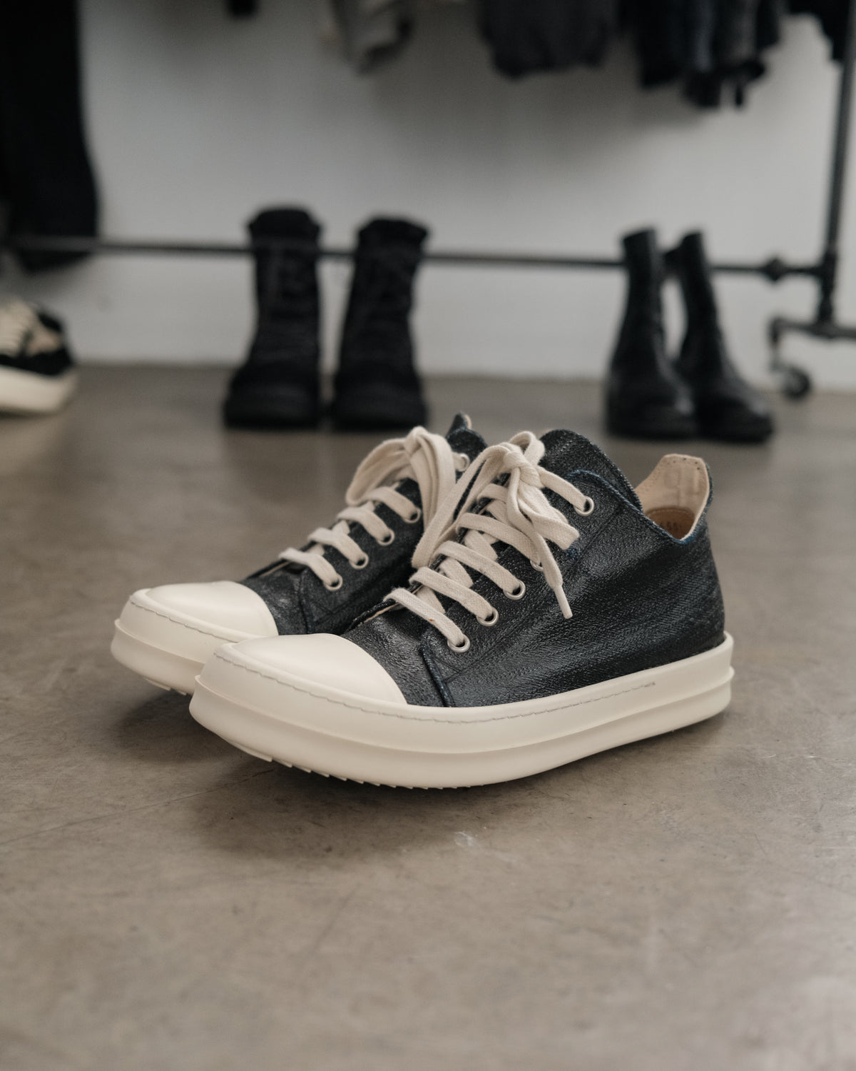 RICK OWENS Drkshdw Low-Top Ramones