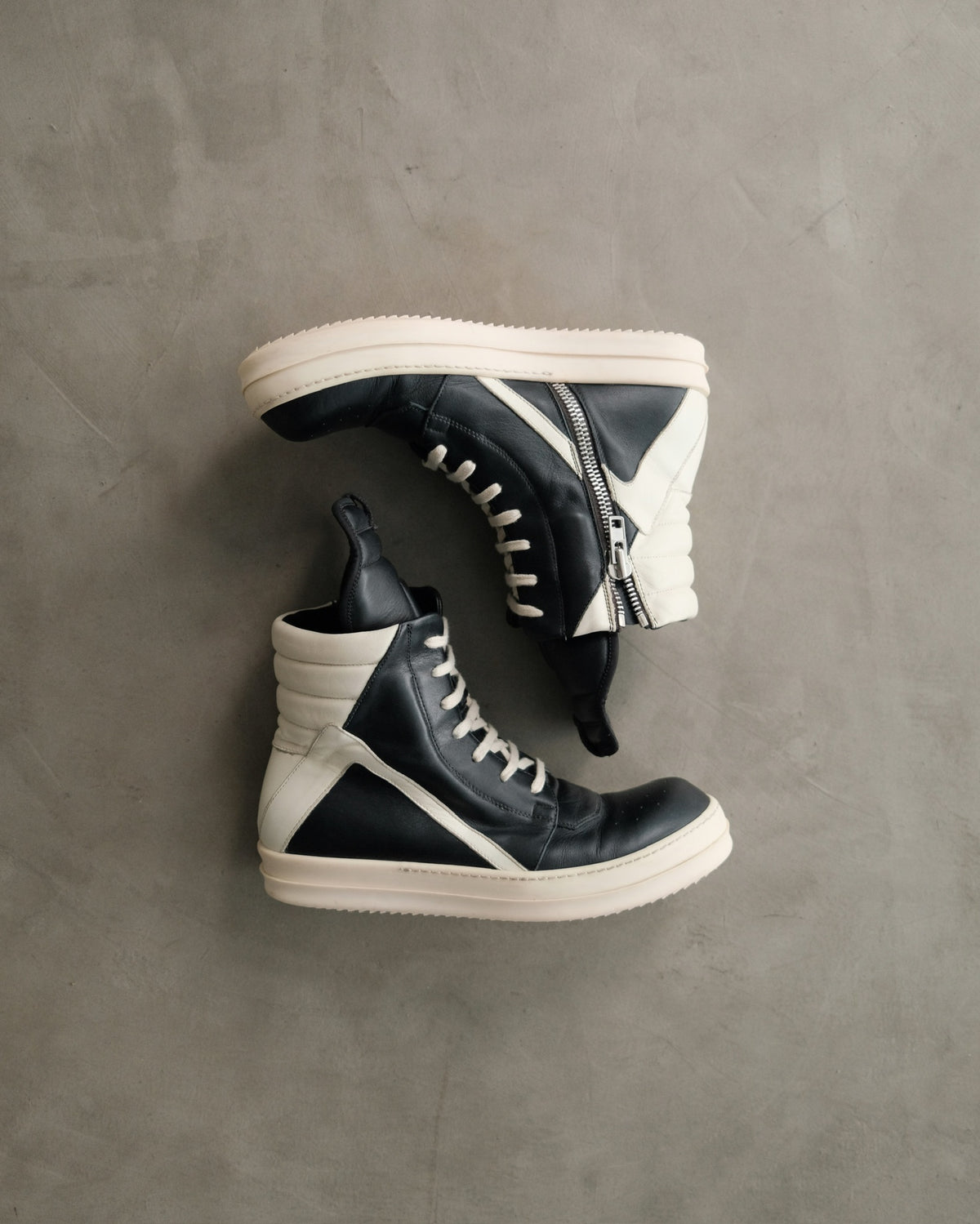 SS15 RICKOWENS Geobasket Sneaker