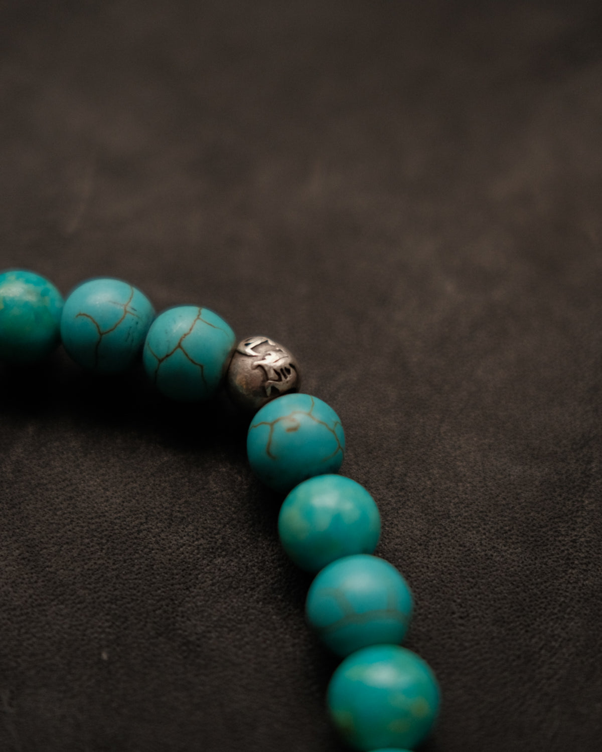 Chrome Hearts Turquoise Bead Bracelet