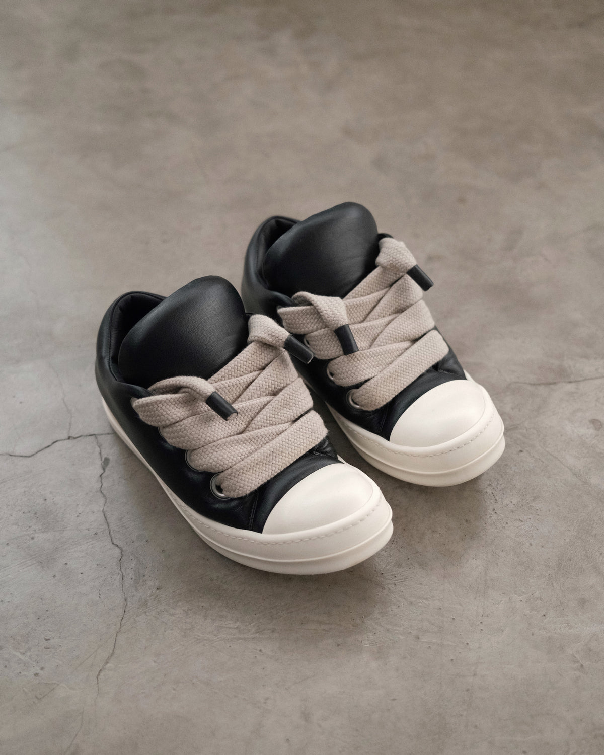 Rick Owens Jumble Lace Padded Sneakers