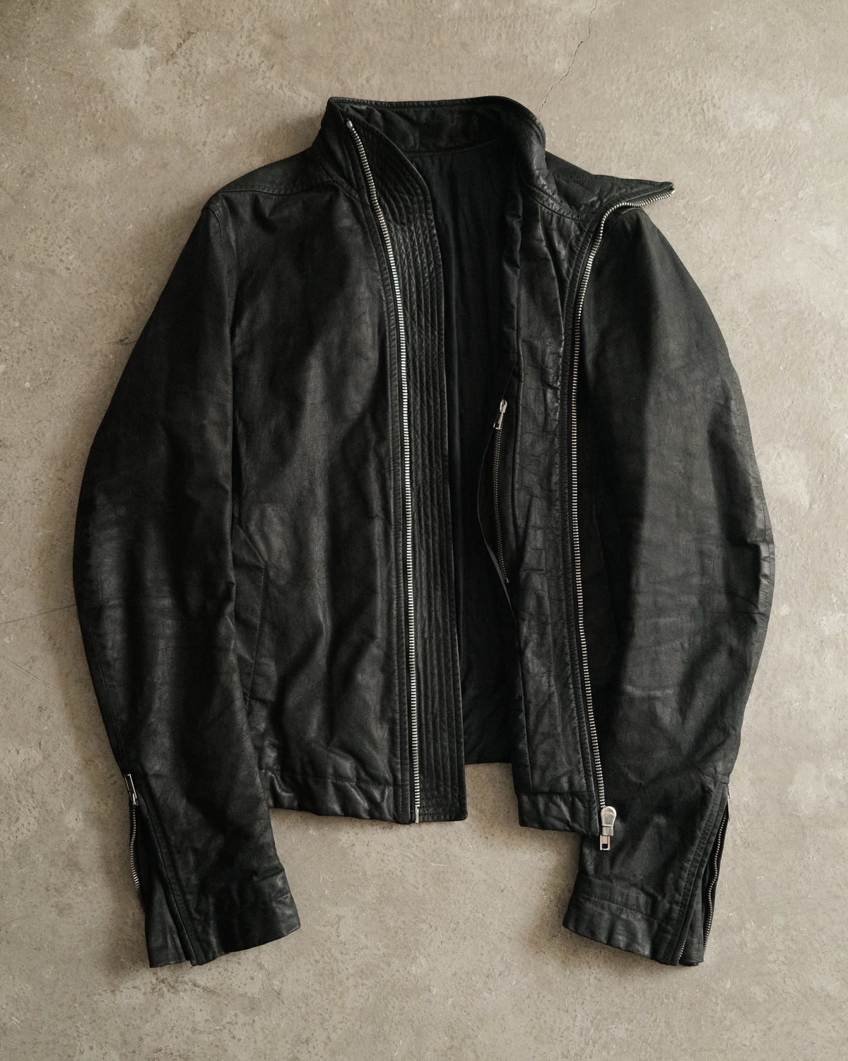 FW12 Rick Owens Mollino Leather Jacket