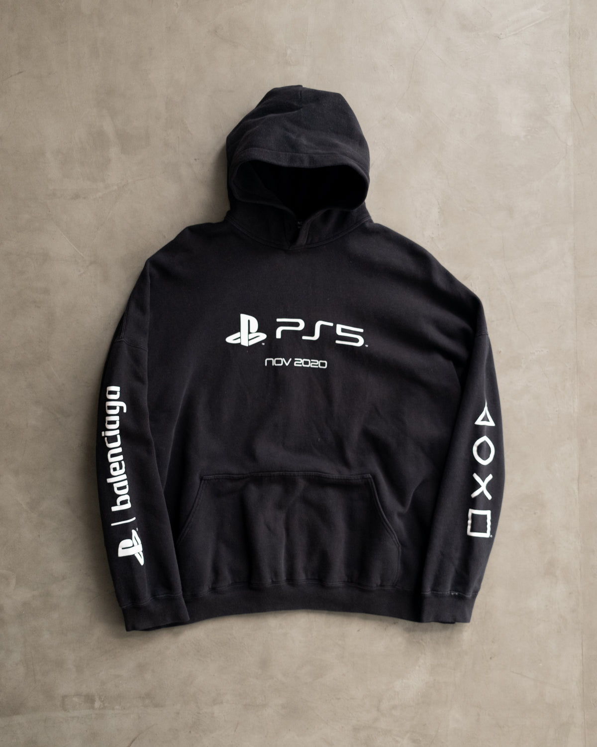 BALENCIAGA x PLAYSTATION Black Hoodie