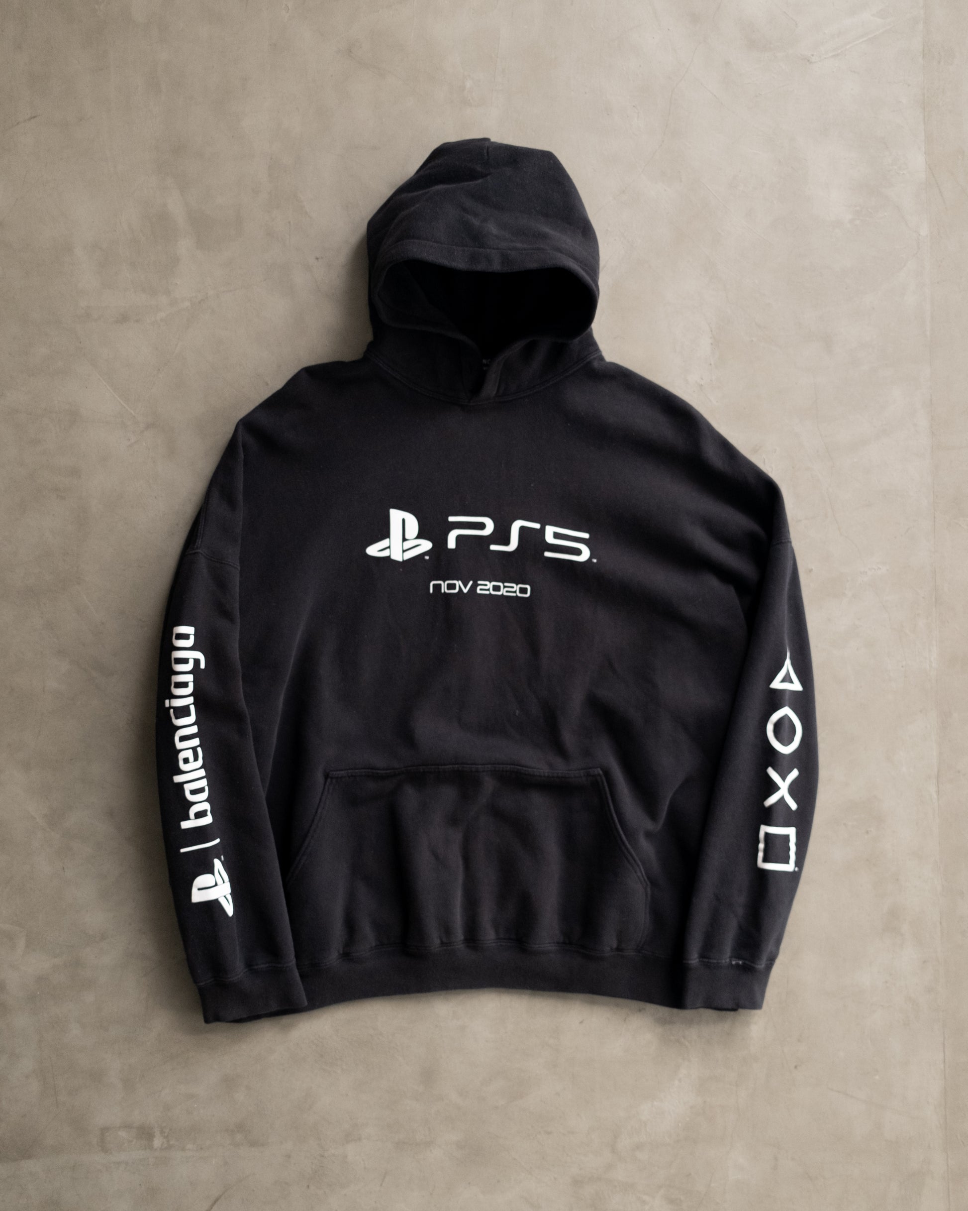 BALENCIAGA x PLAYSTATION Black Hoodie