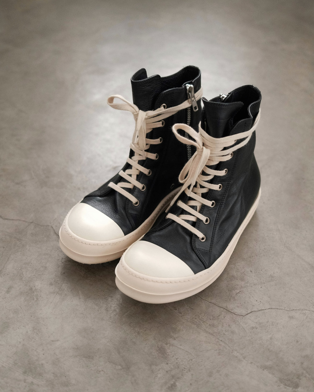 RICKOWENS SS16 Mainline High - Top Ramones